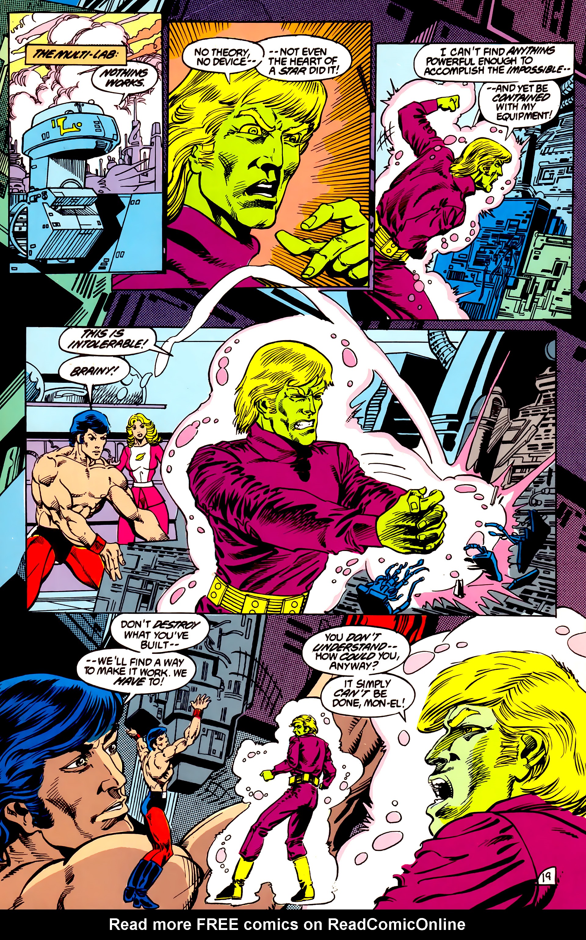Read online Legion of Super-Heroes (1984) comic -  Issue #49 - 20