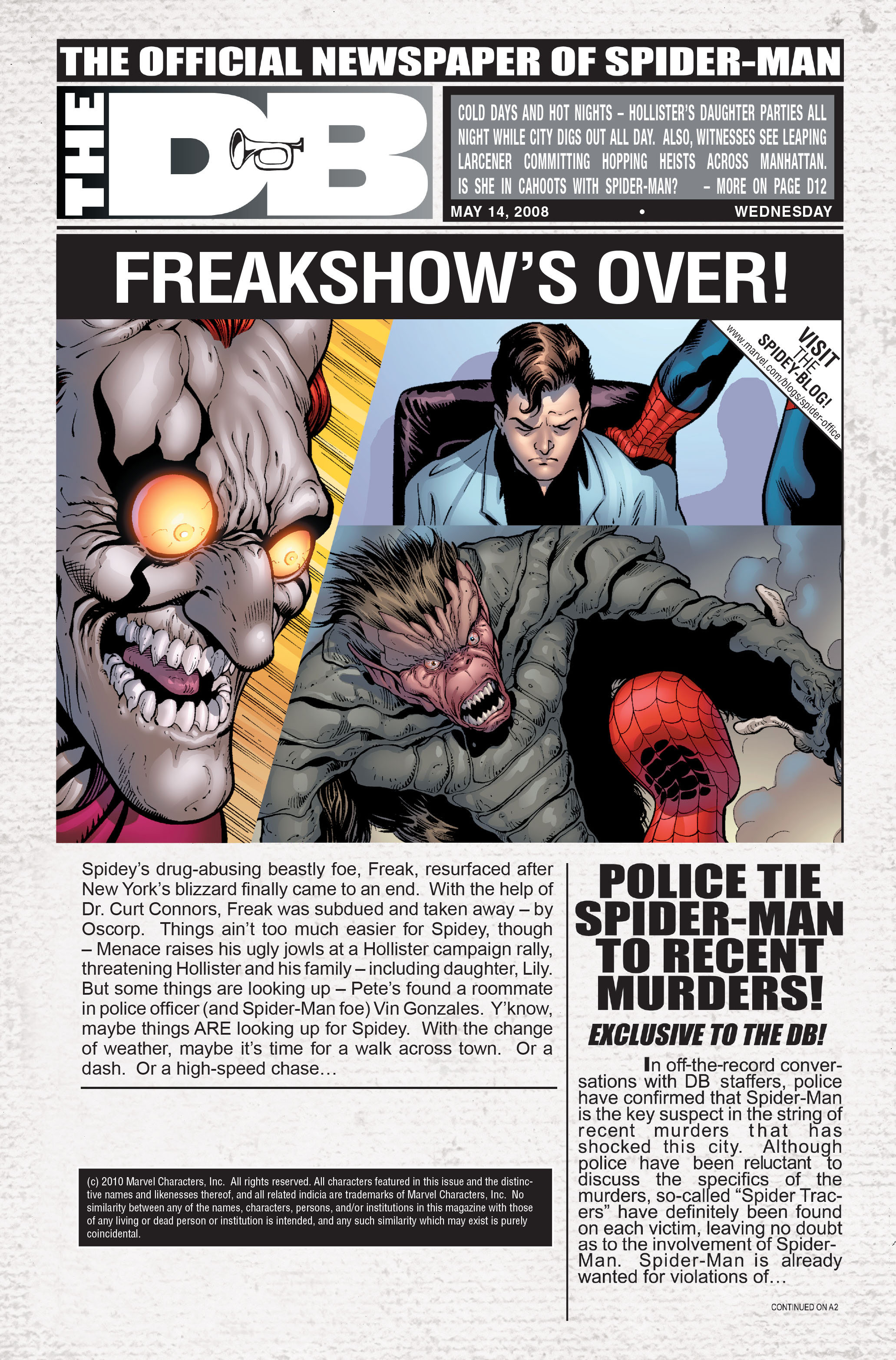 Read online The Amazing Spider-Man (1963) comic -  Issue #559 - 2