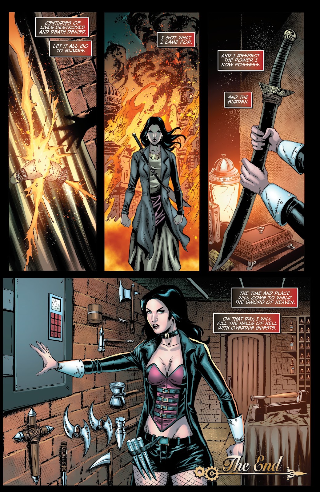 Read online Van Helsing: Sword of Heaven comic -  Issue #6 - 24