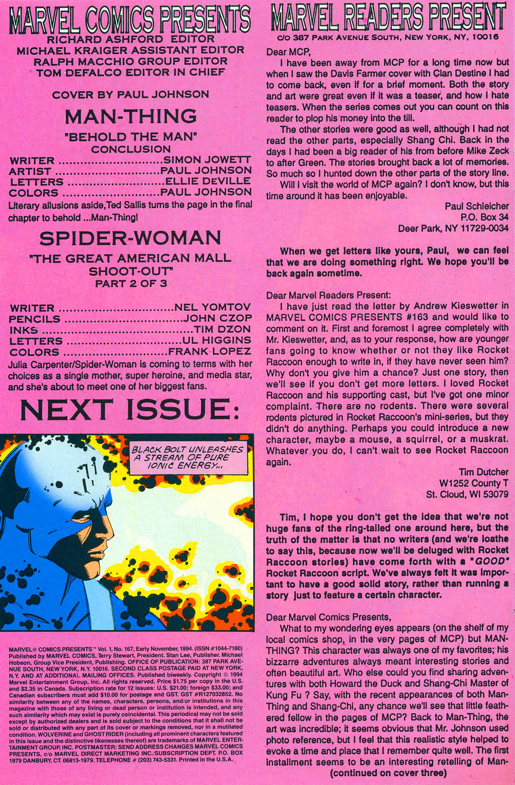 Read online Marvel Comics Presents (1988) comic -  Issue #167 - 3