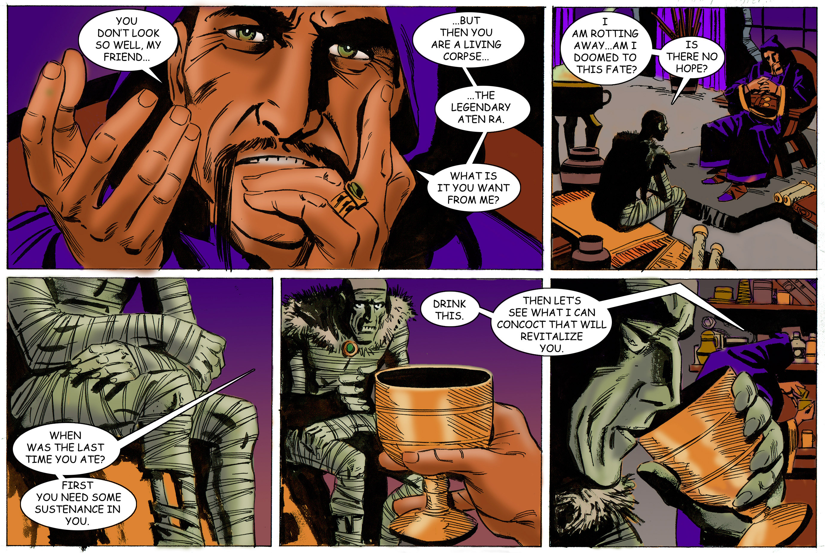 Read online The Mad Mummy comic -  Issue #4 - 5