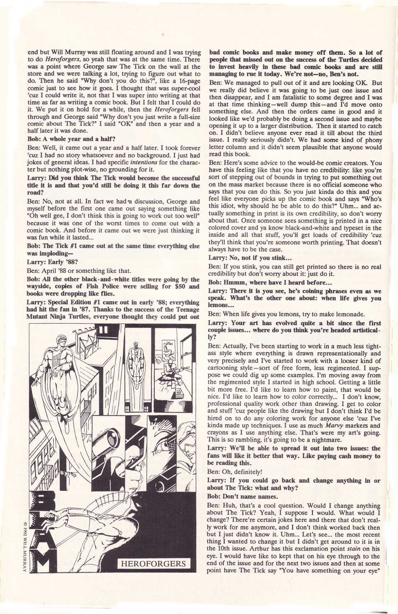 Read online The Tick comic -  Issue #1 - 35