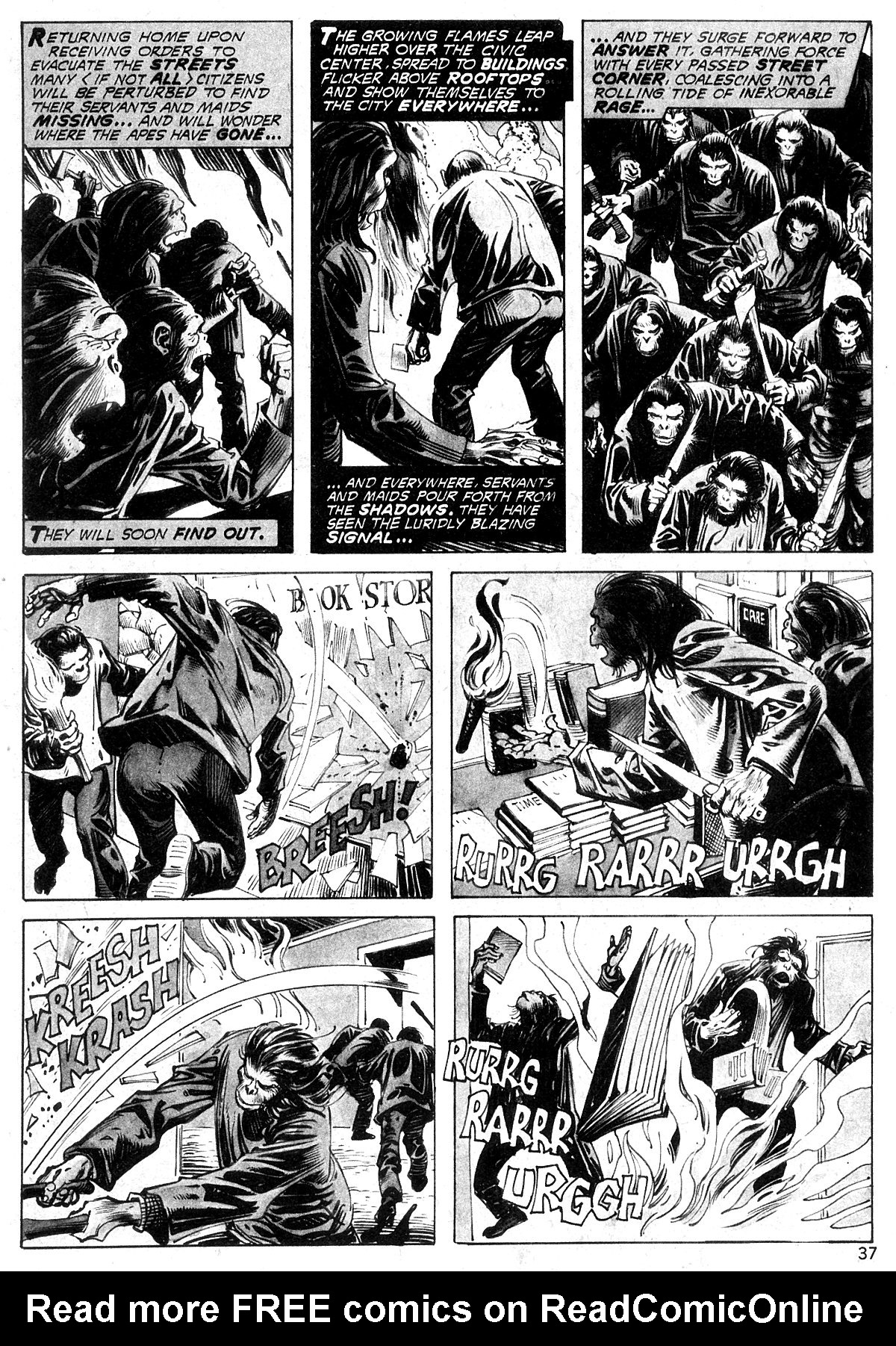 Read online Planet of the Apes comic -  Issue #21 - 36