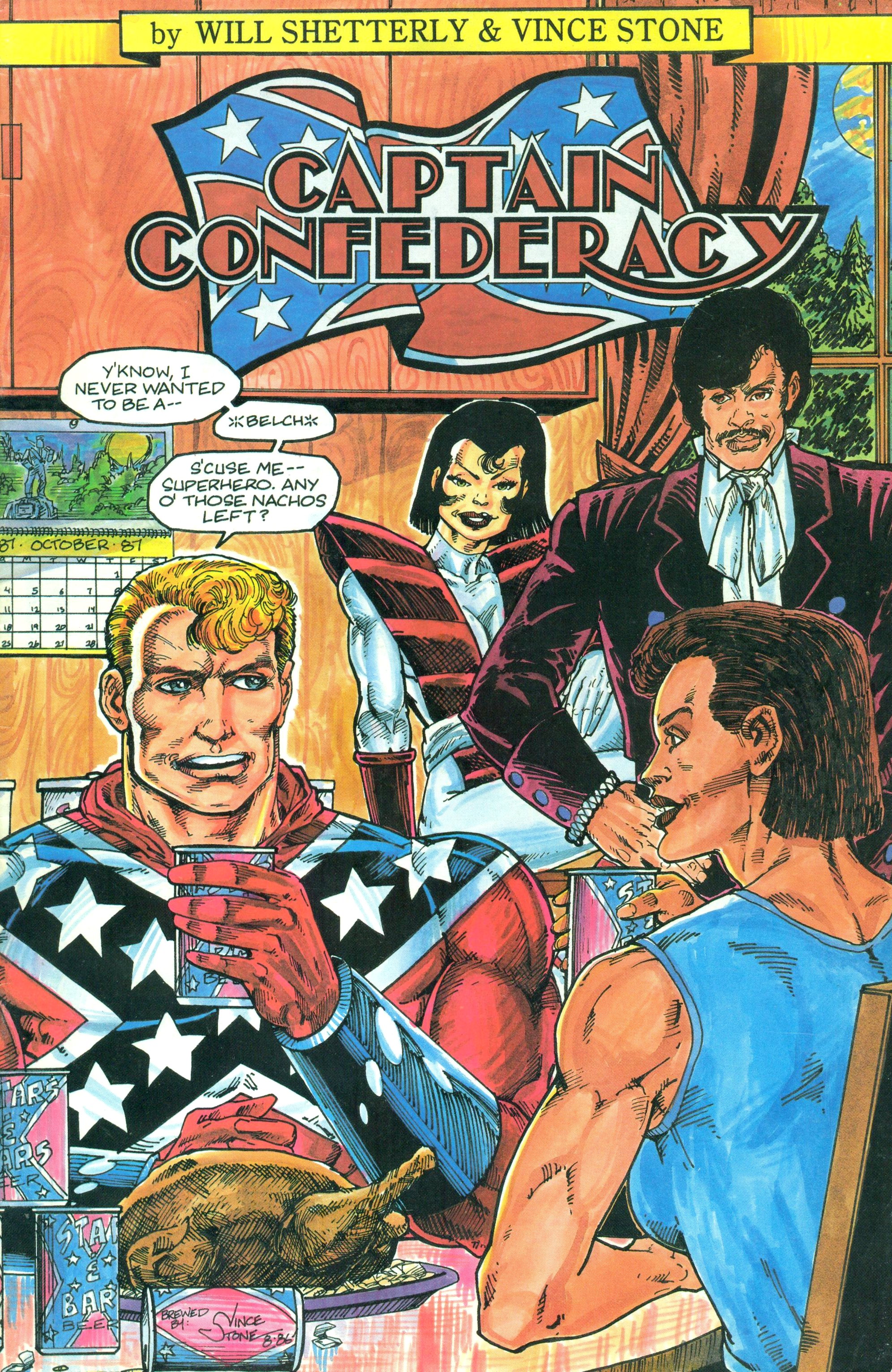 Read online Captain Confederacy (1986) comic -  Issue #4 - 1