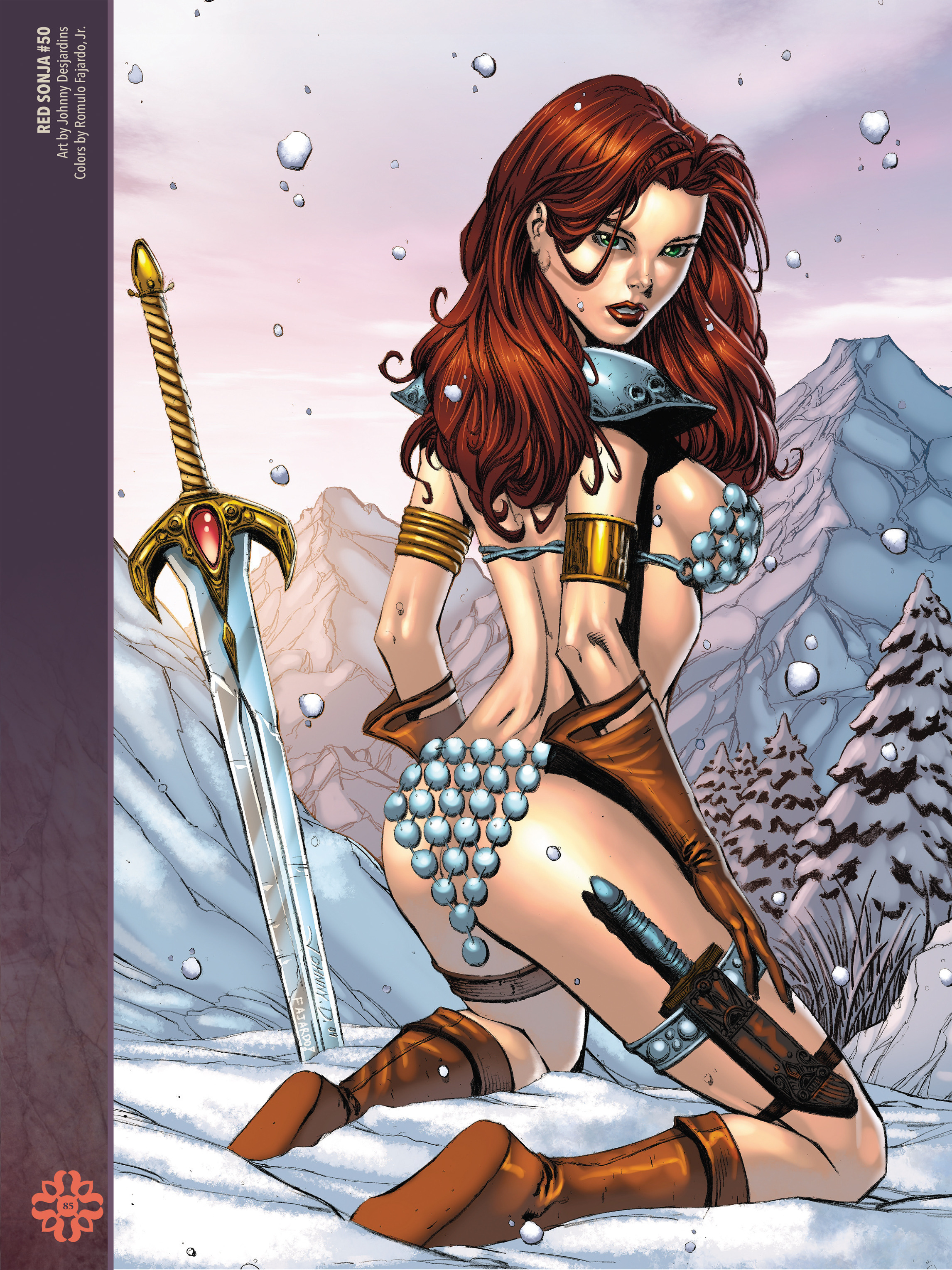 Read online The Art of Red Sonja comic -  Issue # TPB 2 (Part 1) - 85