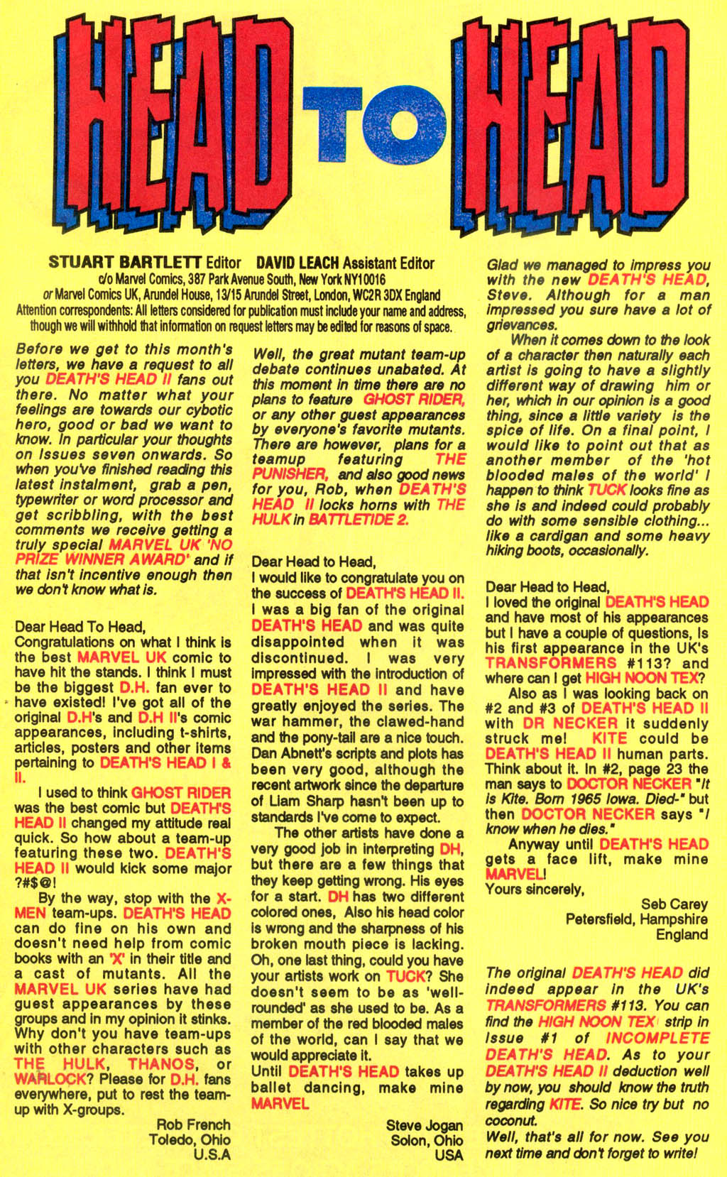 Read online Death's Head II (vol. 2) comic -  Issue #12 - 23