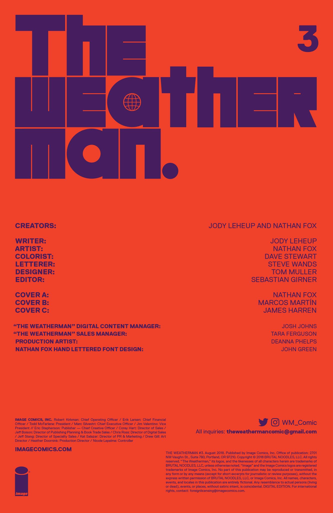 Read online The Weatherman comic -  Issue #3 - 2