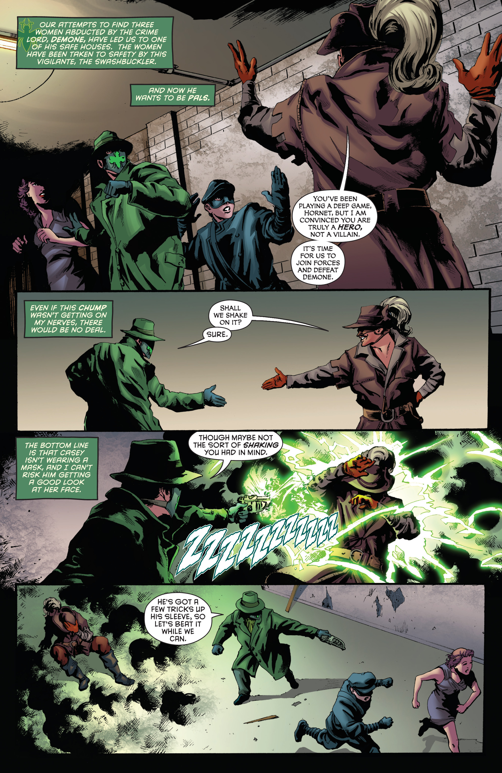Read online Green Hornet: Reign of The Demon comic -  Issue #3 - 4