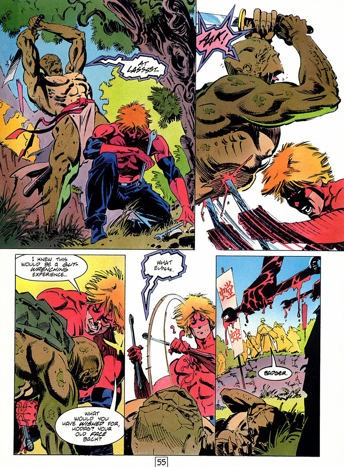 Read online Badger: Hexbreaker comic -  Issue # Full - 57