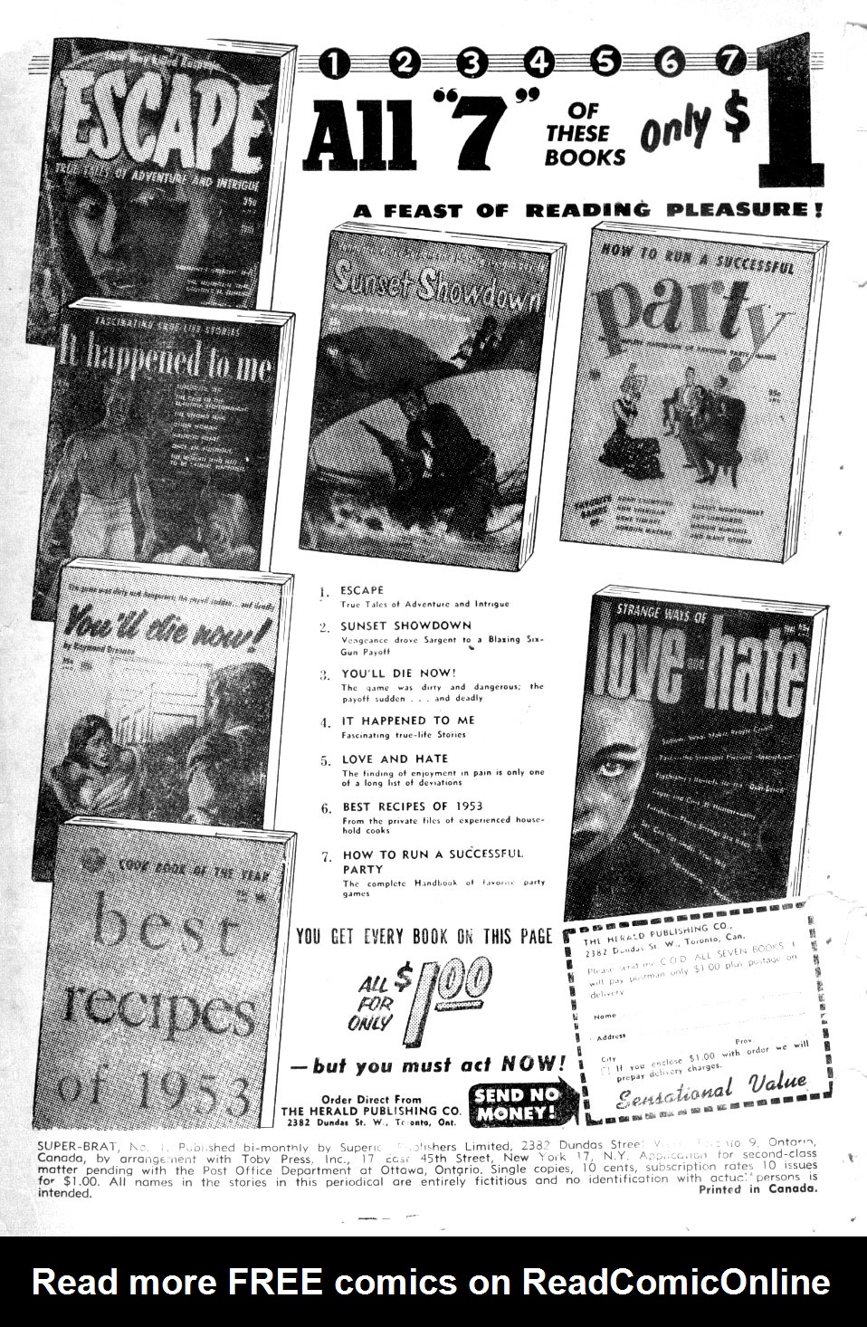 Read online Super-Brat! comic -  Issue #1 - 2