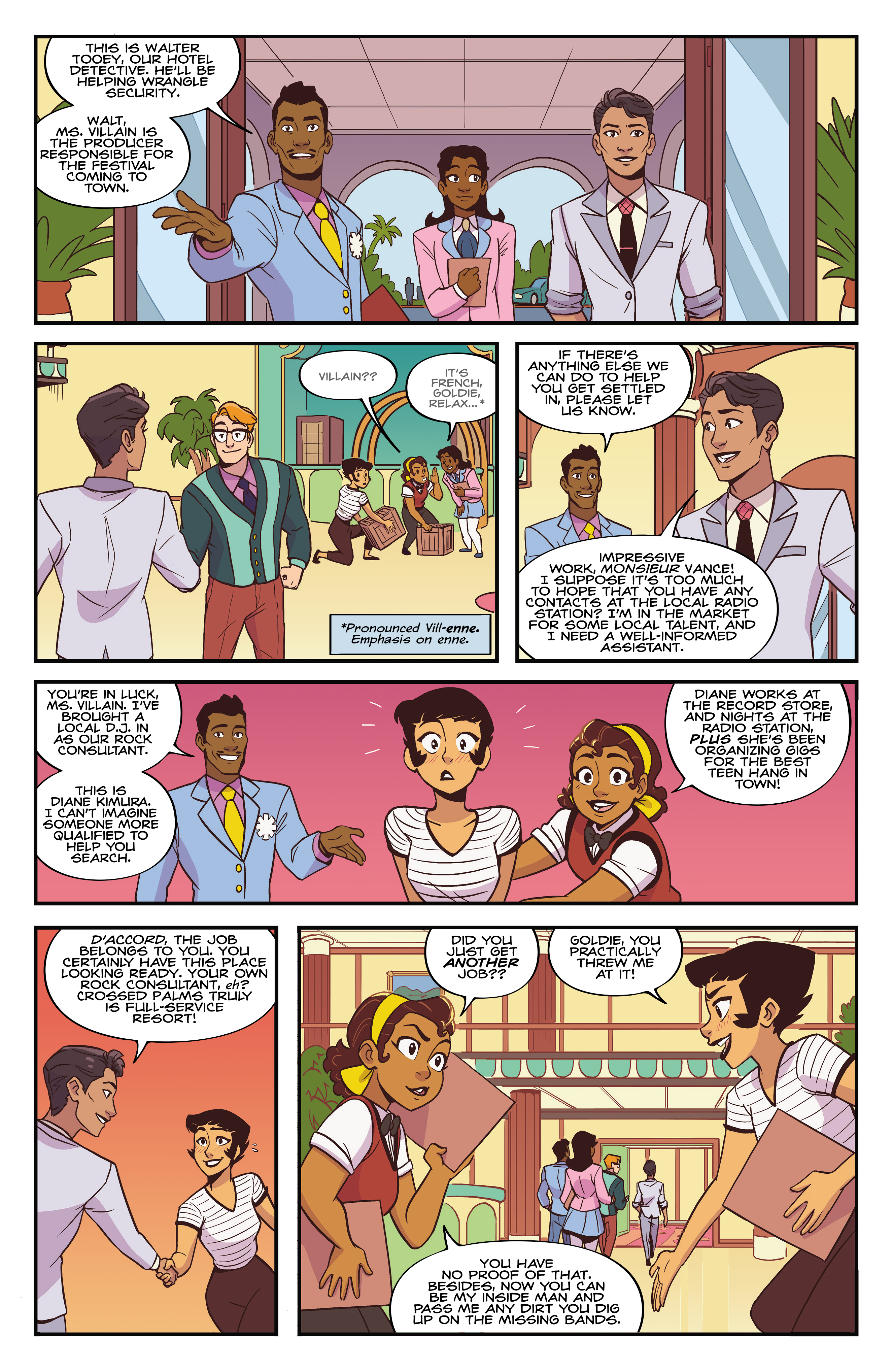 Read online Goldie Vance comic -  Issue # _TPB 4 - 12