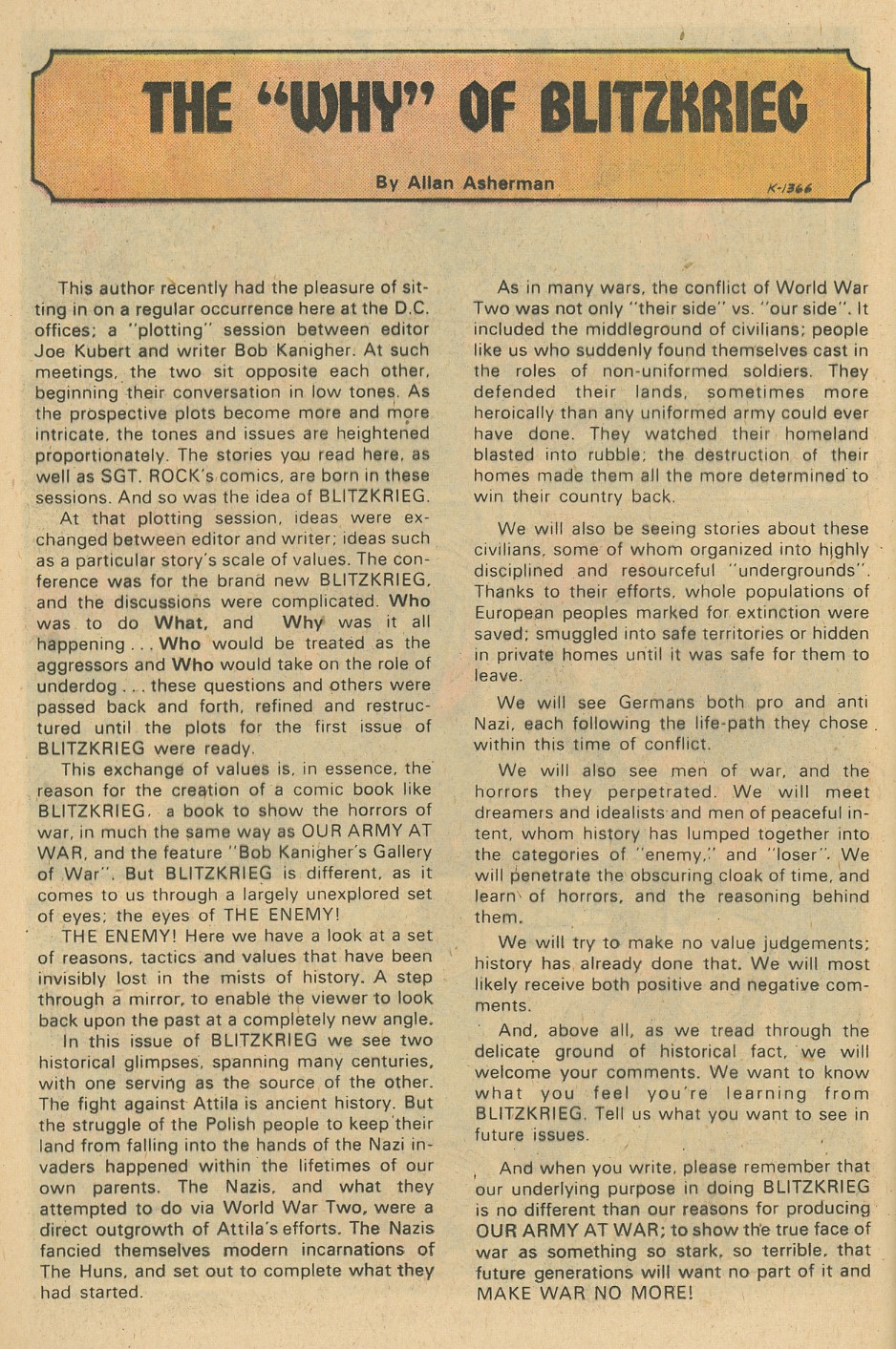 Read online Blitzkrieg comic -  Issue #1 - 9