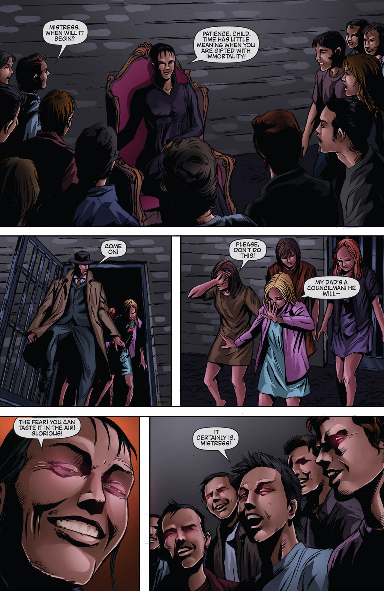 Read online Dark Shadows/Vampirella comic -  Issue #4 - 17