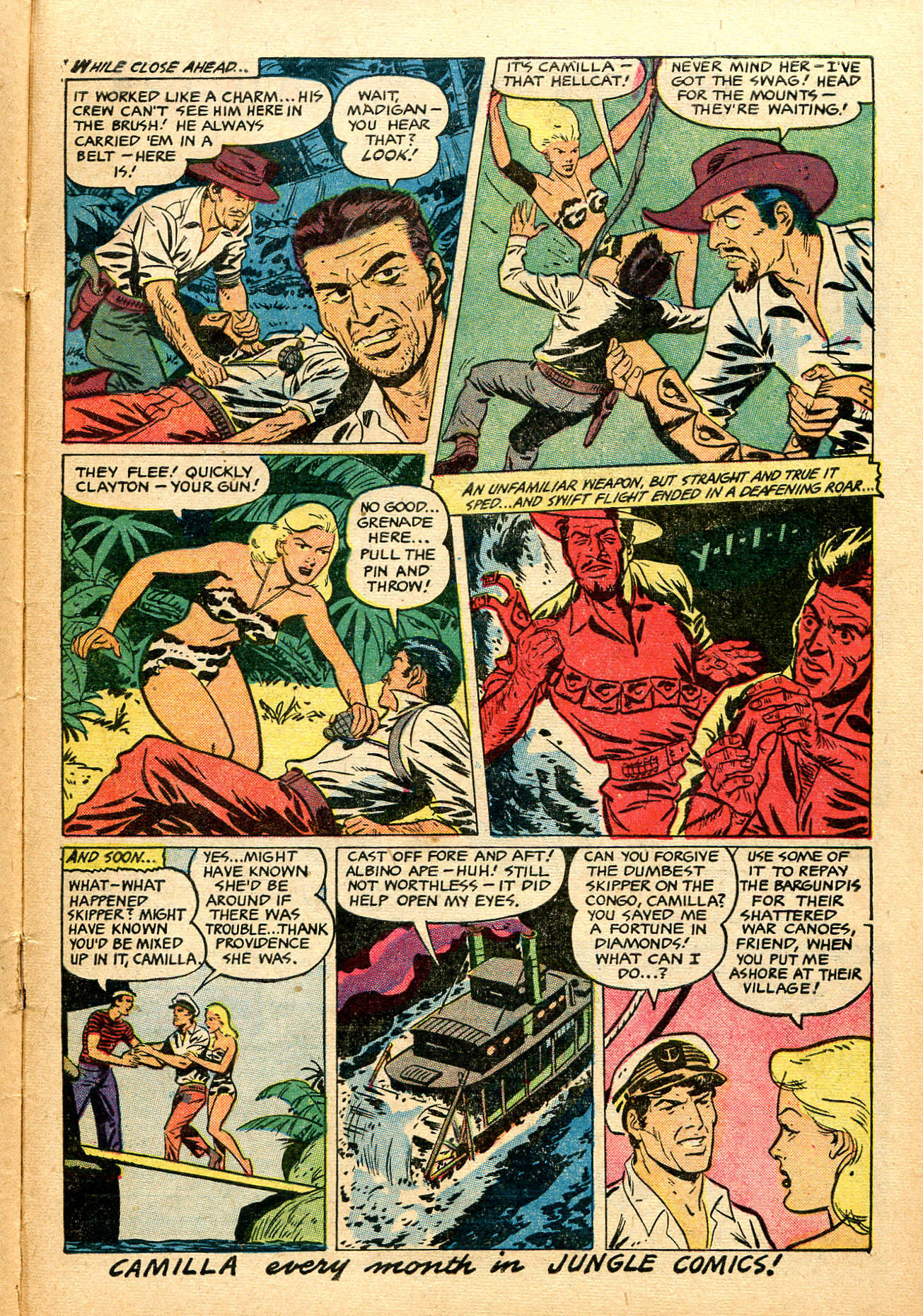 Read online Jungle Comics comic -  Issue #148 - 33