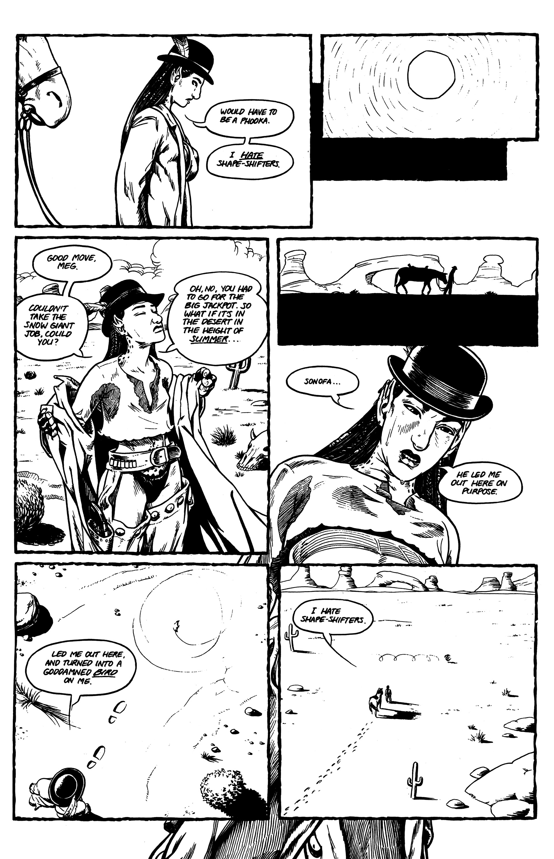 Read online Warrior Nun: Black & White comic -  Issue #13 - 27