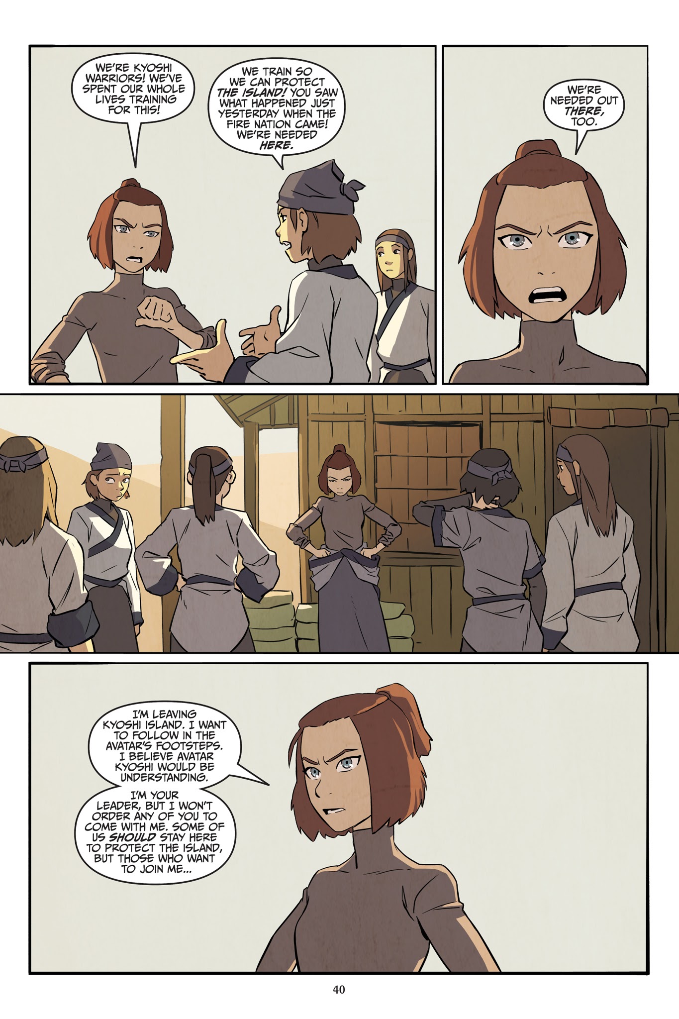 Read online Avatar: The Last Airbender – Suki, Alone comic -  Issue # TPB - 41
