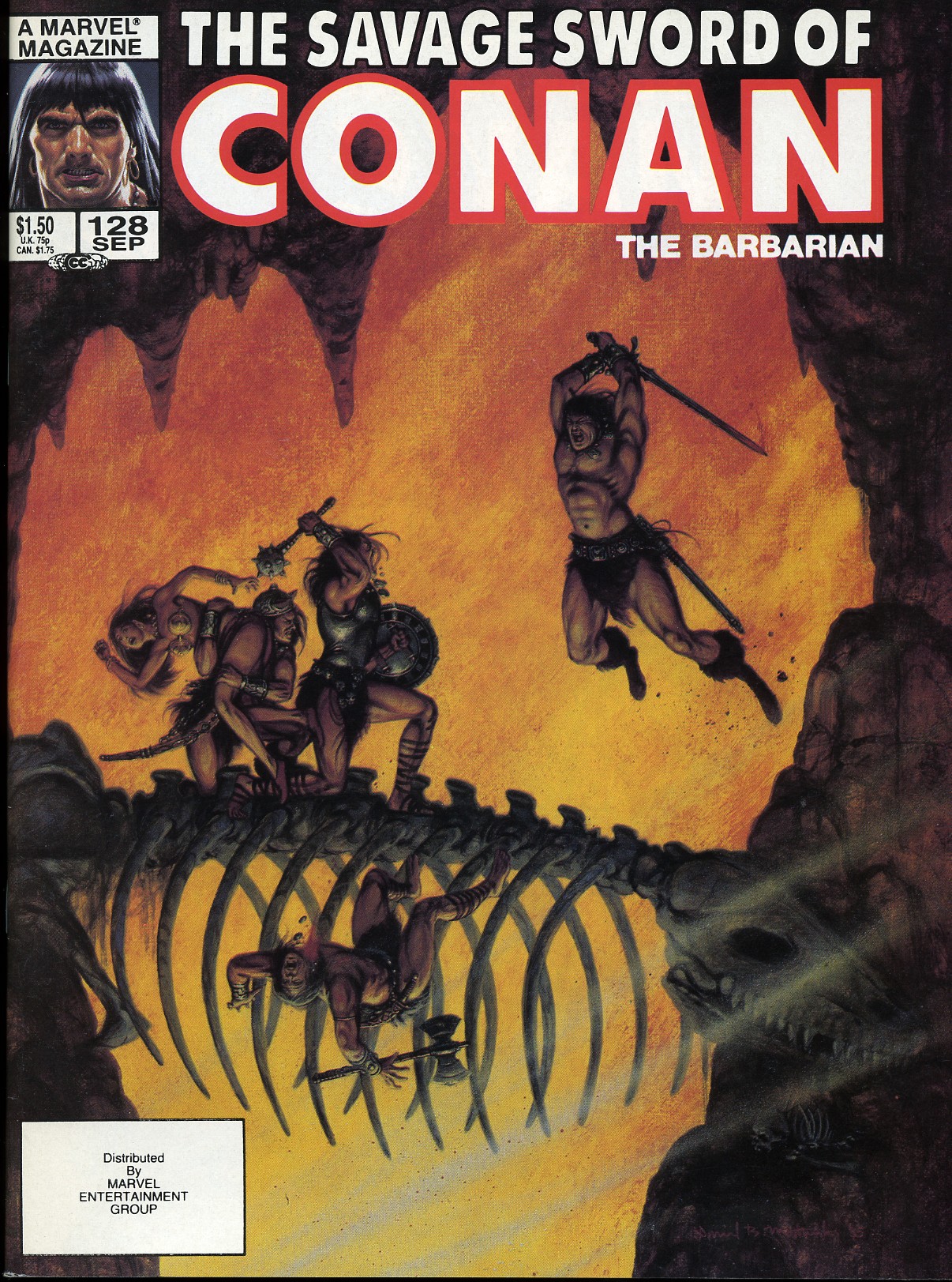 Read online The Savage Sword Of Conan comic -  Issue #128 - 1