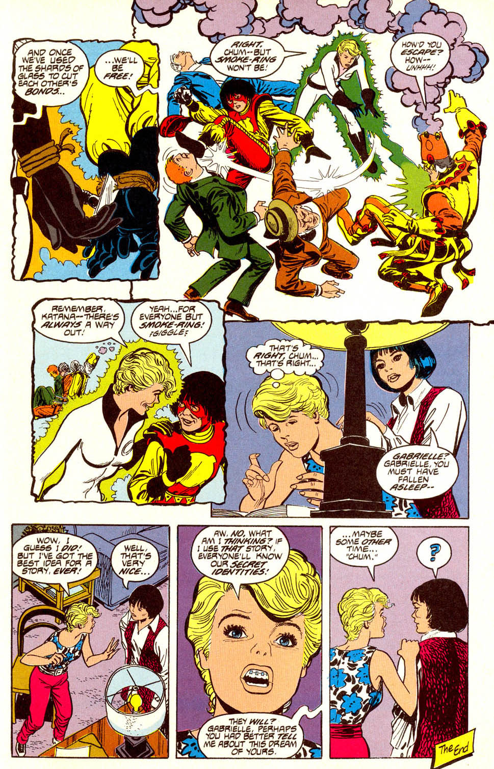 Read online The Outsiders (1985) comic -  Issue #19 - 28