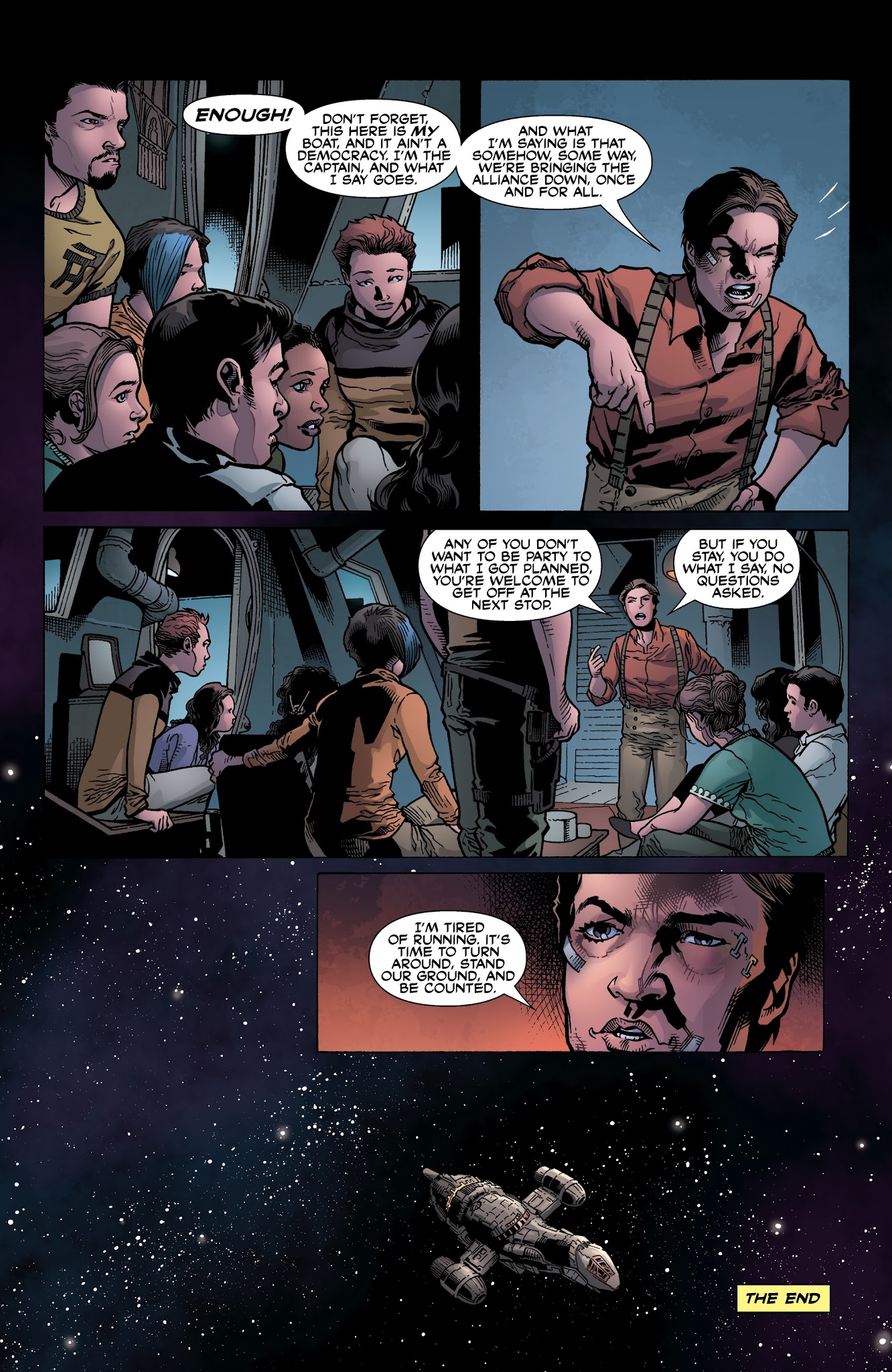 Read online Serenity: Firefly Class 03-K64 – No Power in the 'Verse comic -  Issue # _TPB - 145