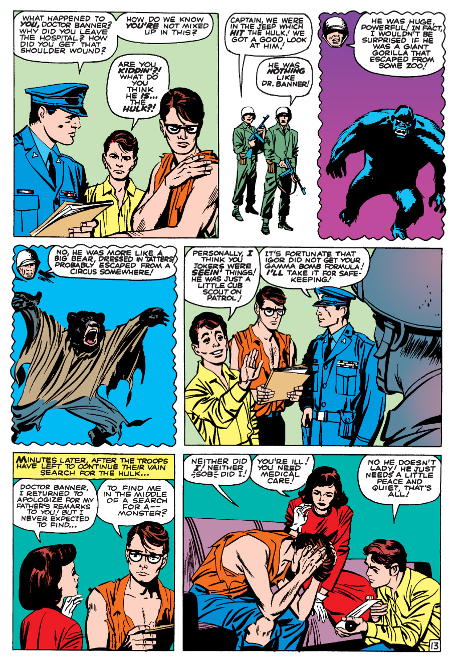 Read online Marvel Masterworks: The Incredible Hulk comic -  Issue # TPB 1 (Part 1) - 16