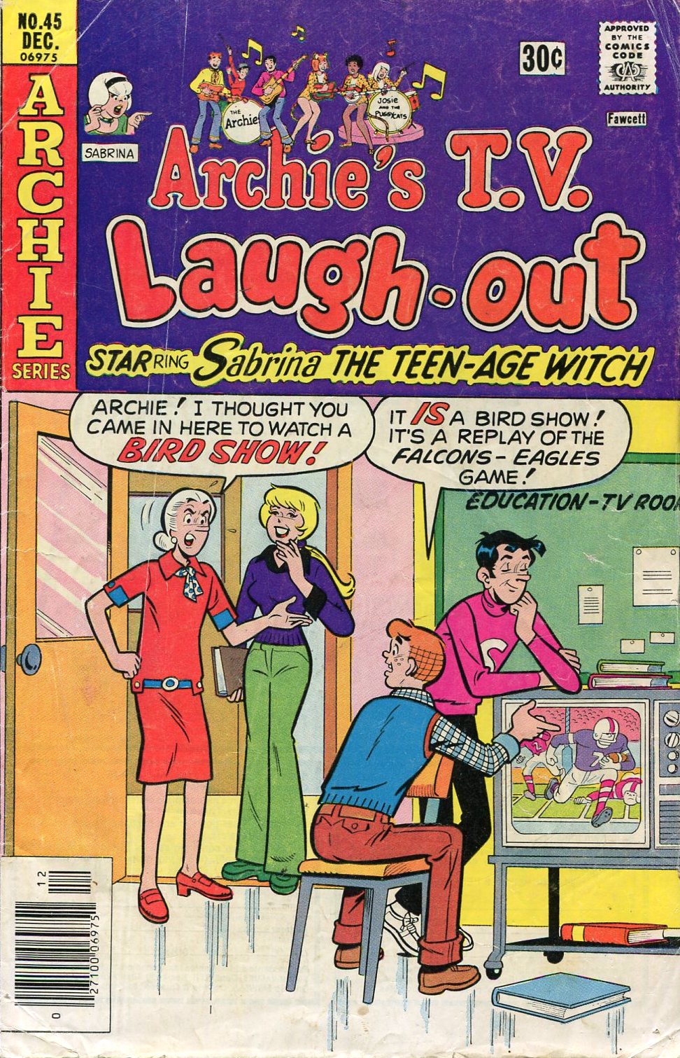 Read online Archie's TV Laugh-Out comic -  Issue #45 - 1
