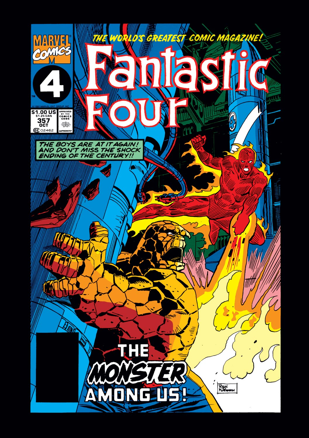 Read online Fantastic Four (1961) comic -  Issue #357 - 1