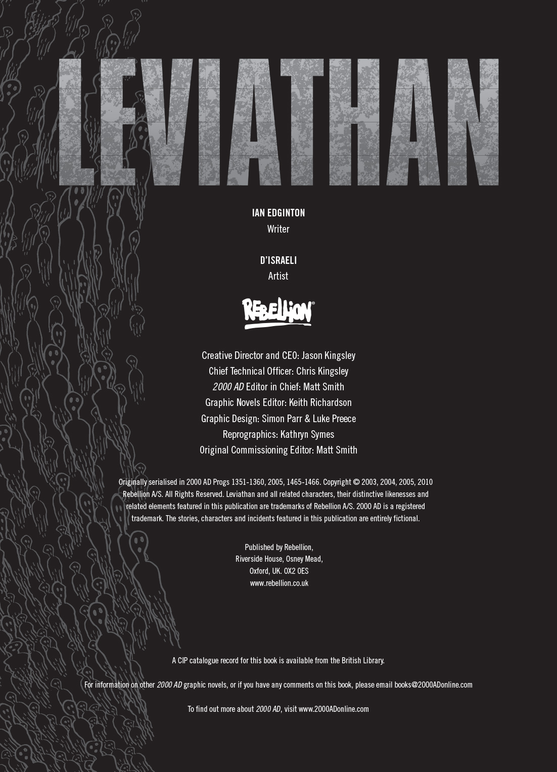 Read online Leviathan (2000 AD) comic -  Issue # TPB - 4