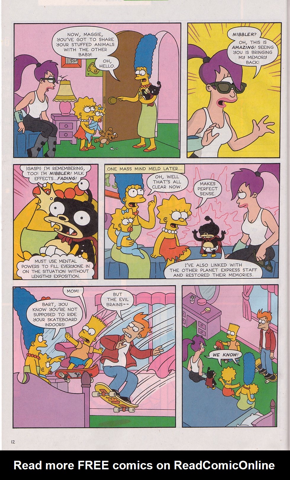 Read online The Futurama/Simpsons Infinitely Secret Crossover Crisis comic -  Issue #2 - 15