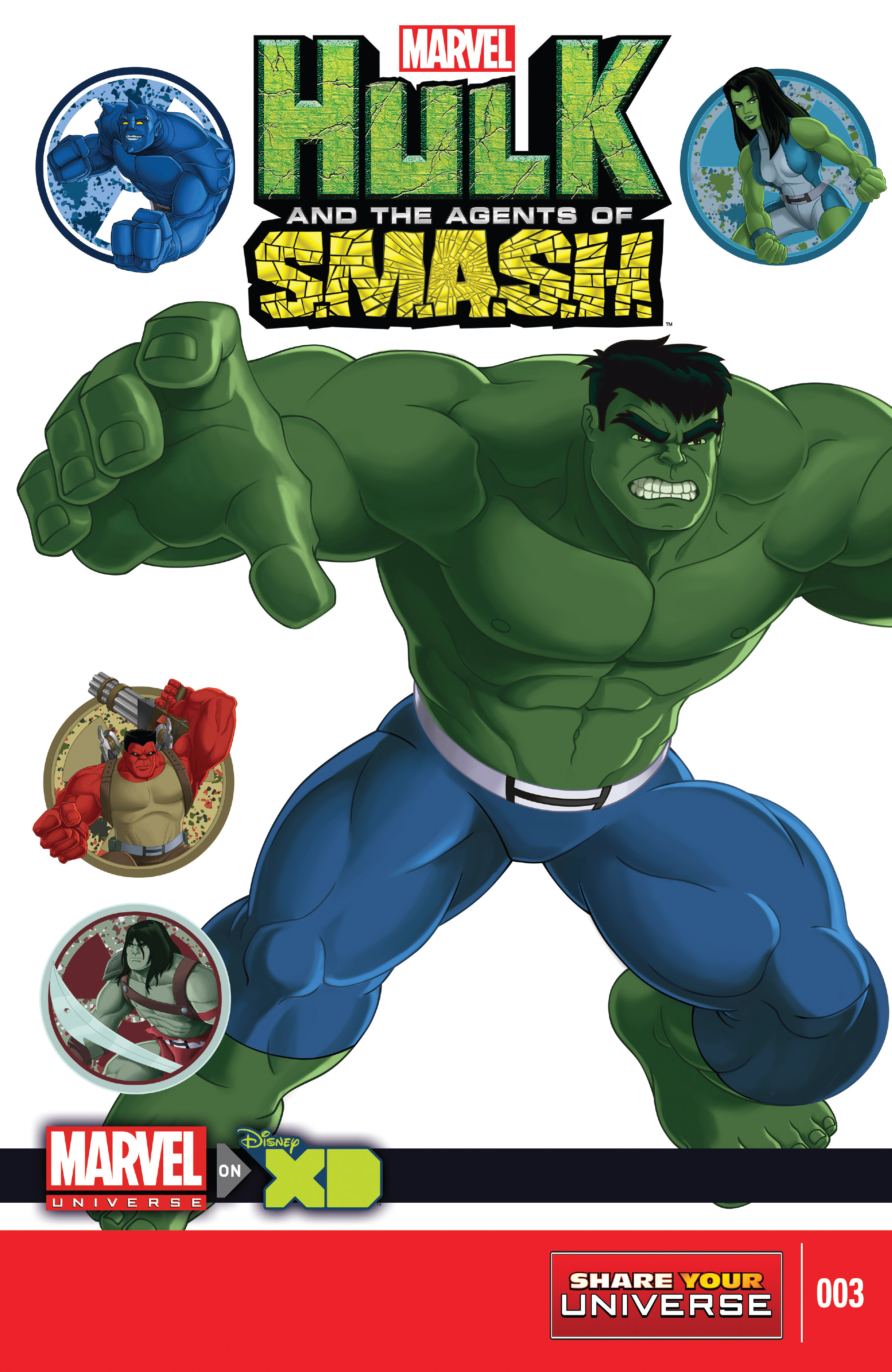 Read online Marvel Universe Hulk: Agents of S.M.A.S.H. comic -  Issue #3 - 1