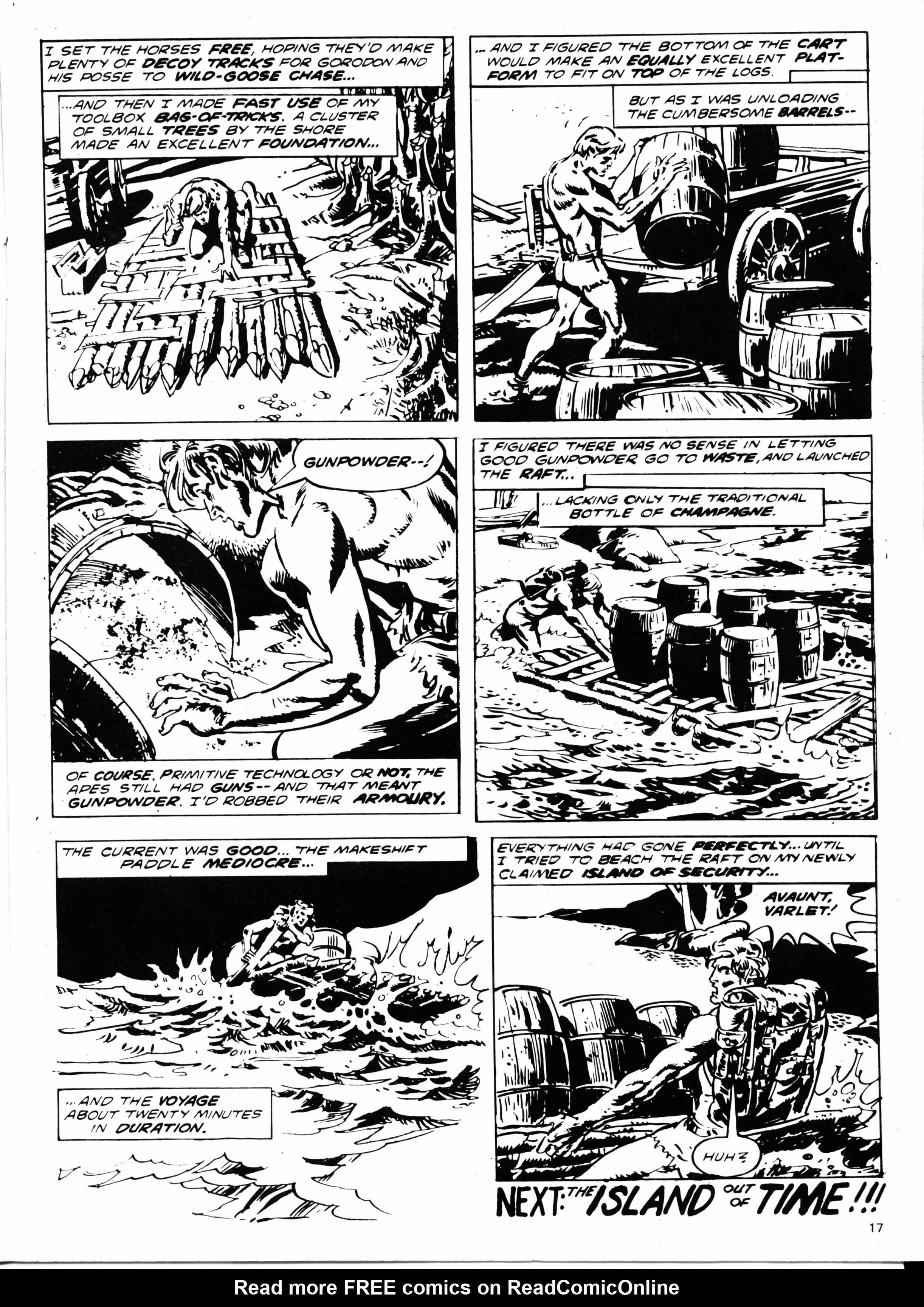 Read online Planet of the Apes (1974) comic -  Issue #32 - 17