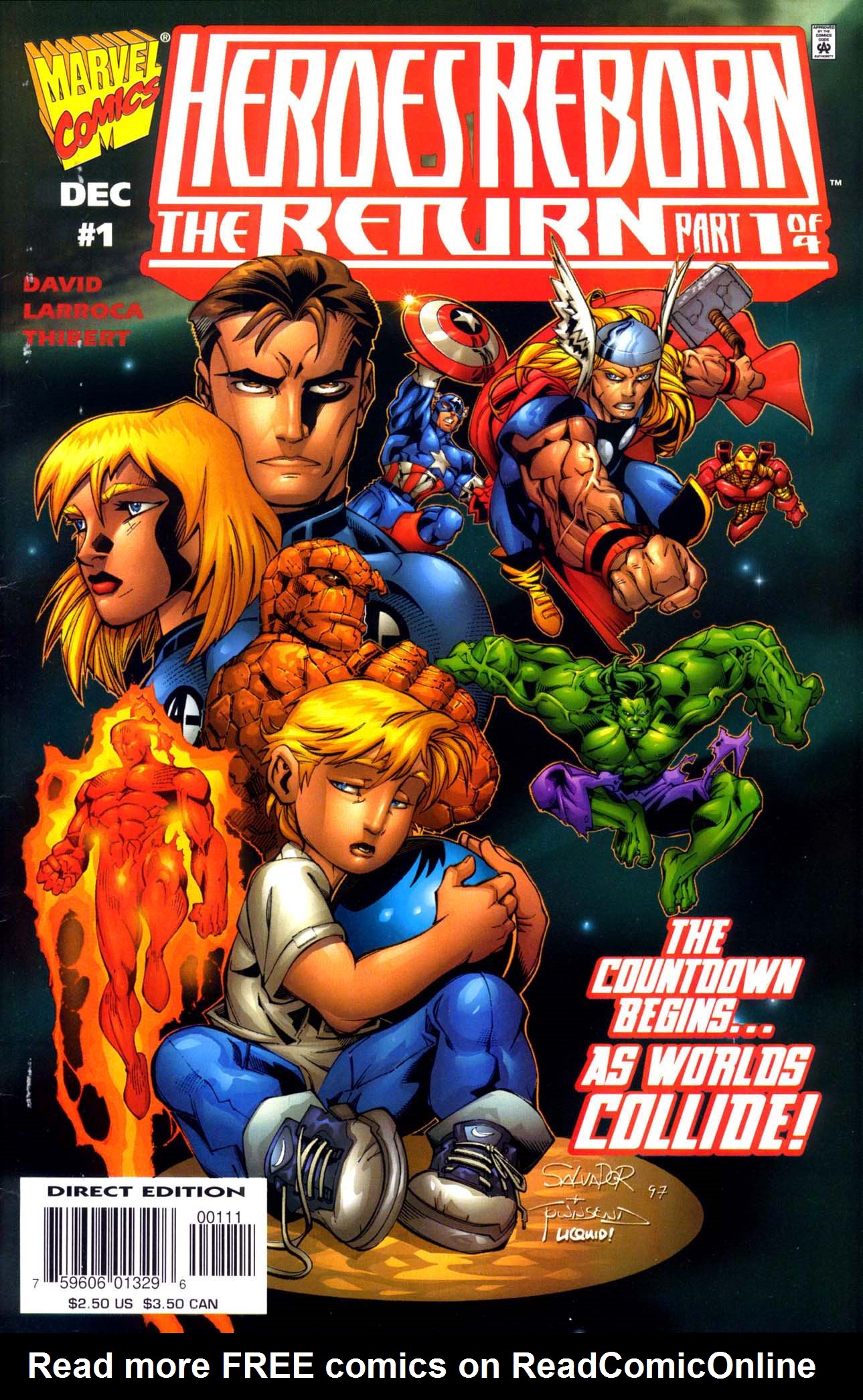Read online Heroes Reborn: The Return comic -  Issue #1 - 1