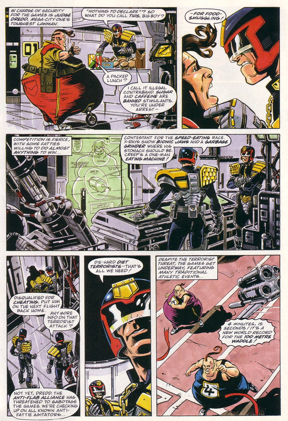 Read online Judge Dredd Lawman of the Future comic -  Issue #1 - 23