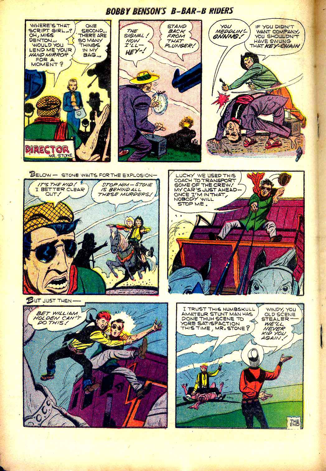 Read online Bobby Benson's B-Bar-B Riders comic -  Issue #17 - 18