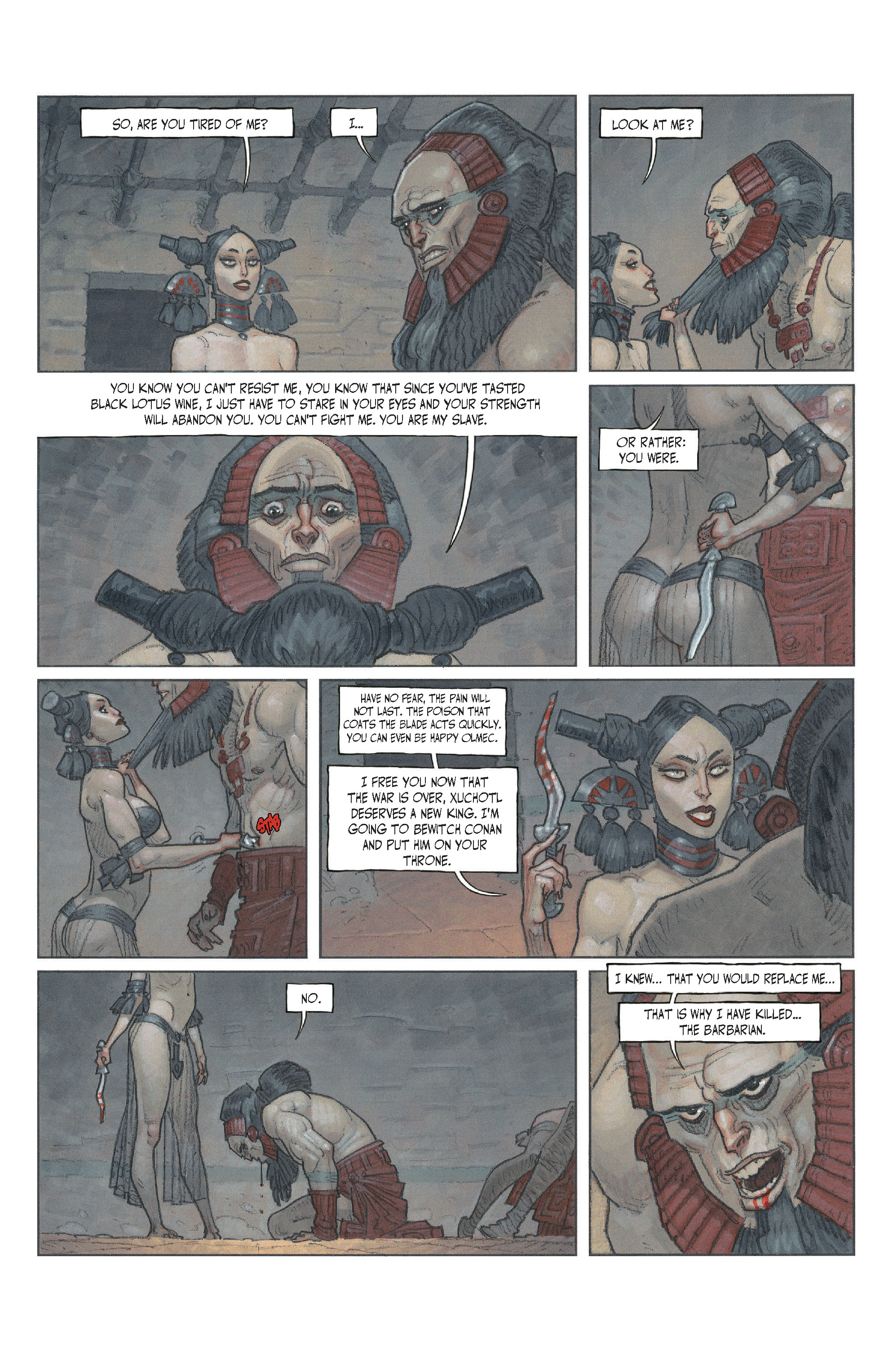 Read online The Cimmerian: Red Nails comic -  Issue #2 - 24