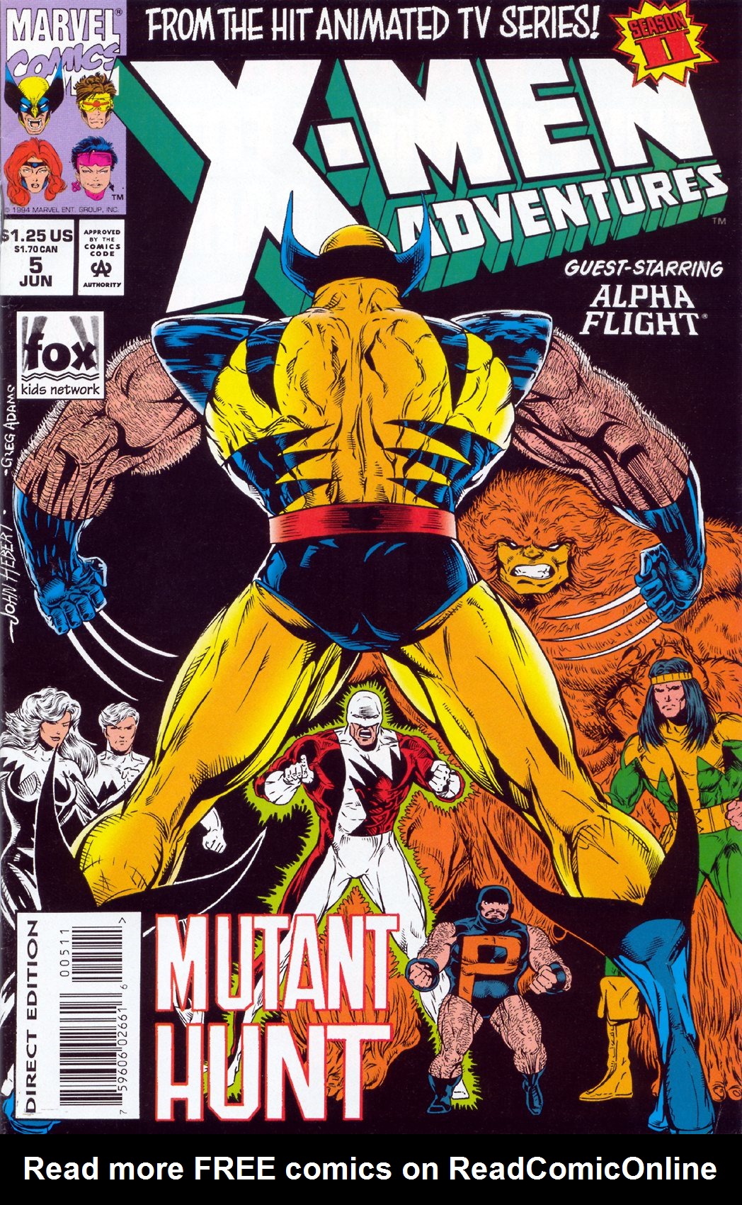 X-Men Adventures (1994) Issue #5 #5 - English 1