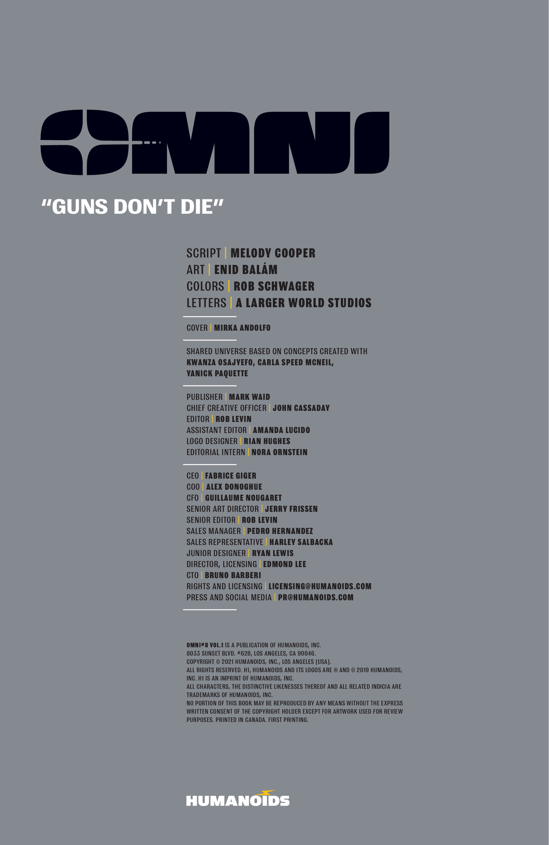 Read online Omni comic -  Issue #8 - 2