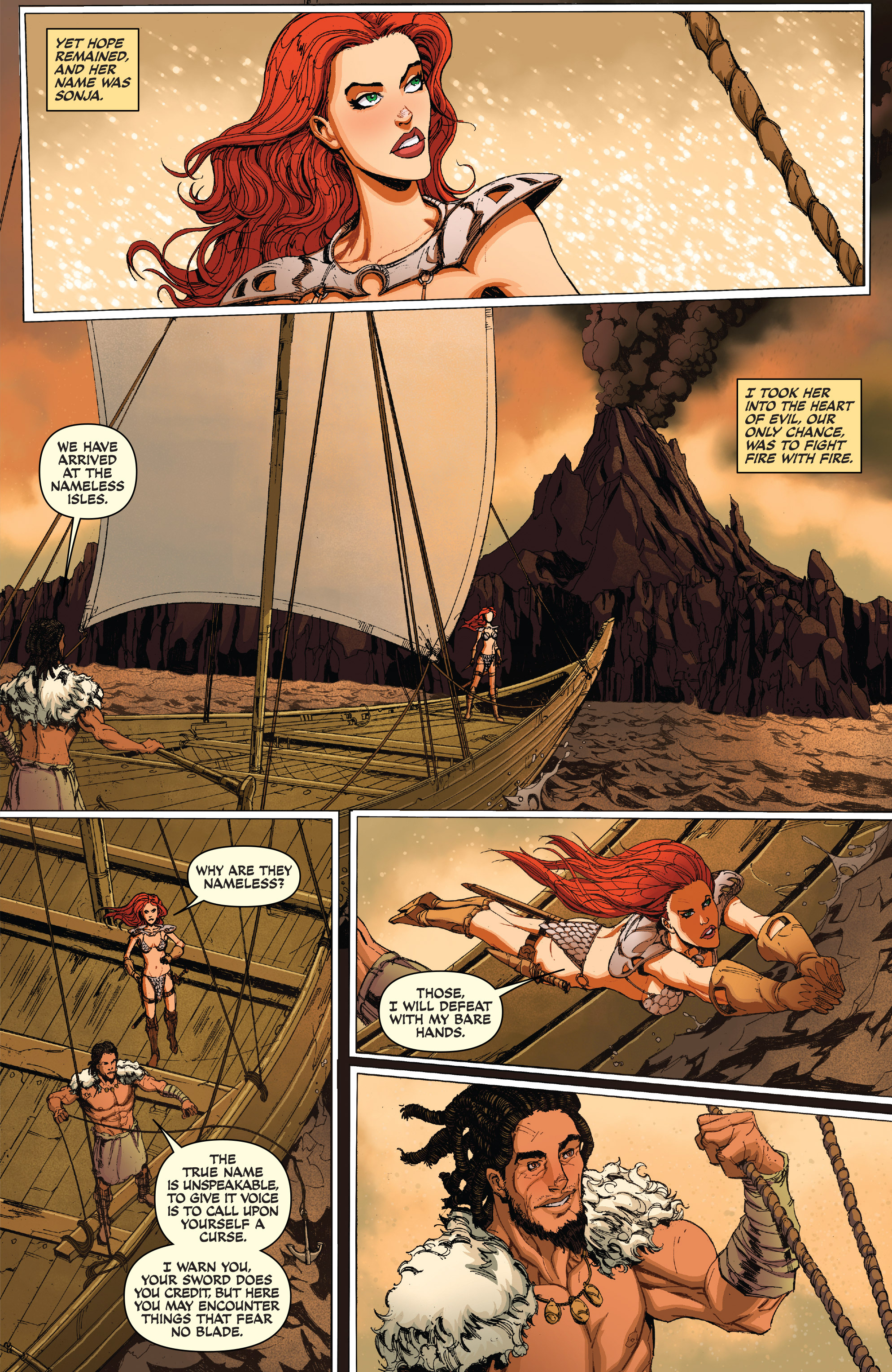 Read online Red Sonja: Atlantis Rises comic -  Issue #3 - 5