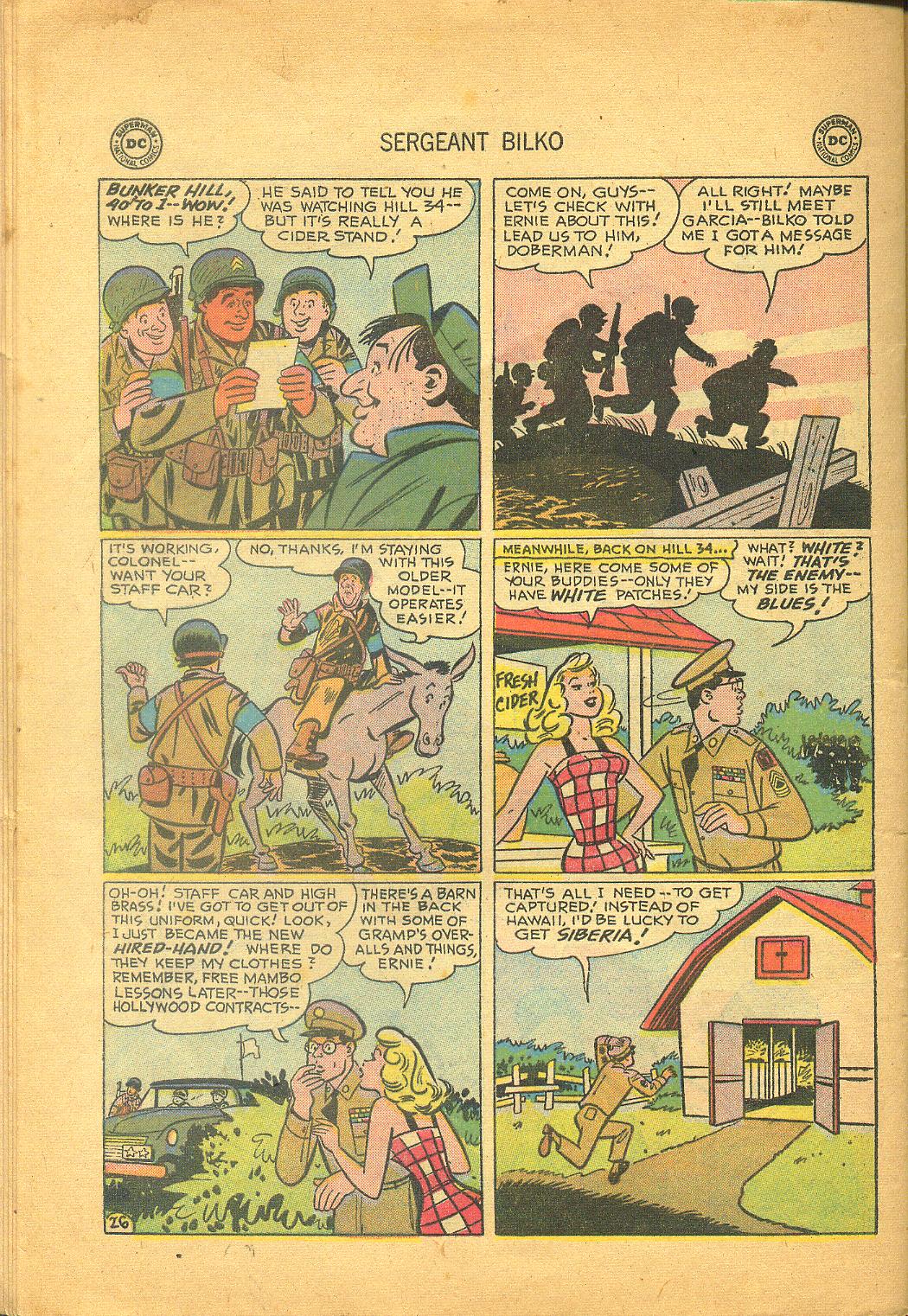 Read online Sergeant Bilko comic -  Issue #1 - 28