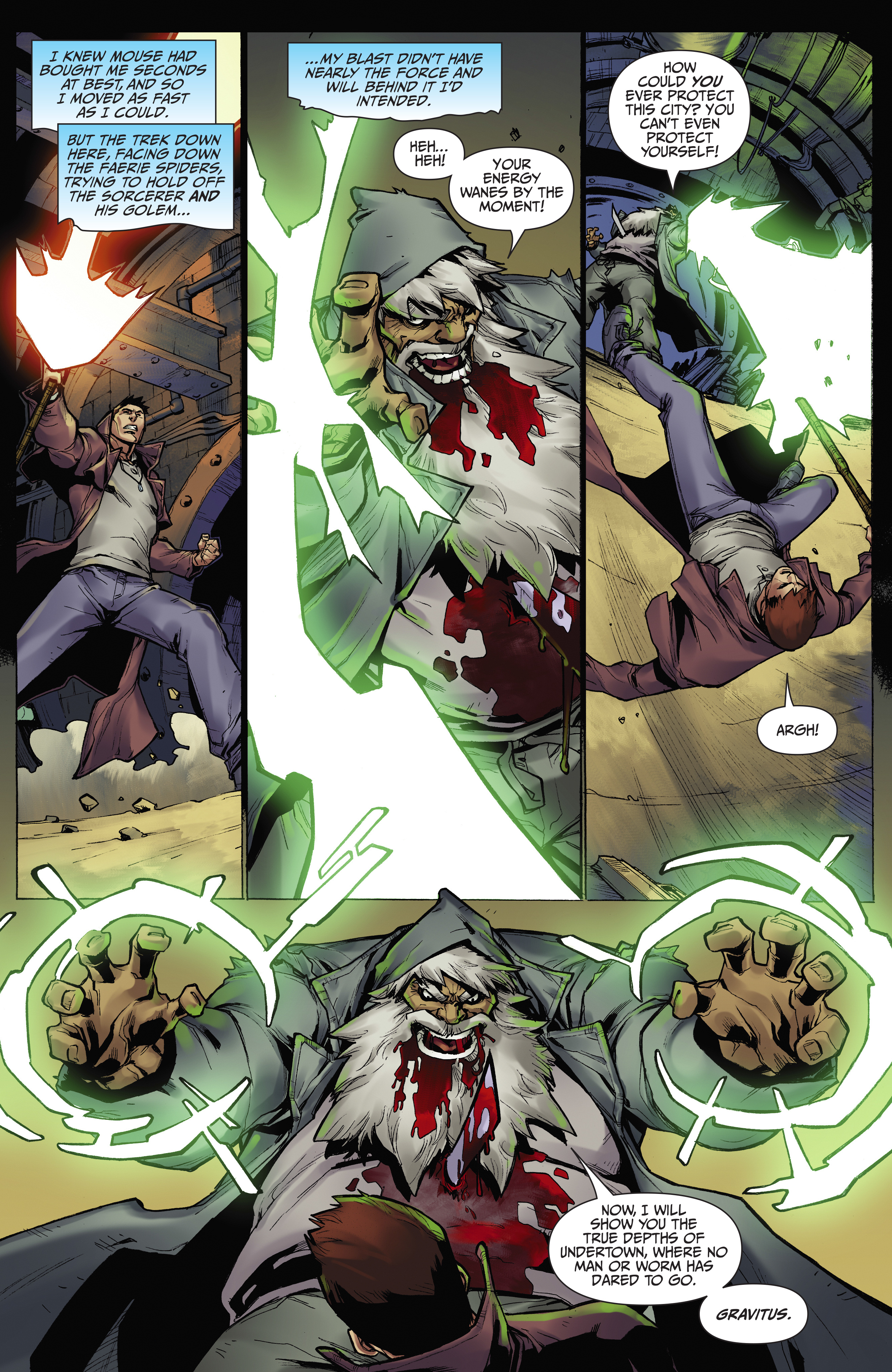 Read online Jim Butcher's The Dresden Files: Down Town comic -  Issue #5 - 17