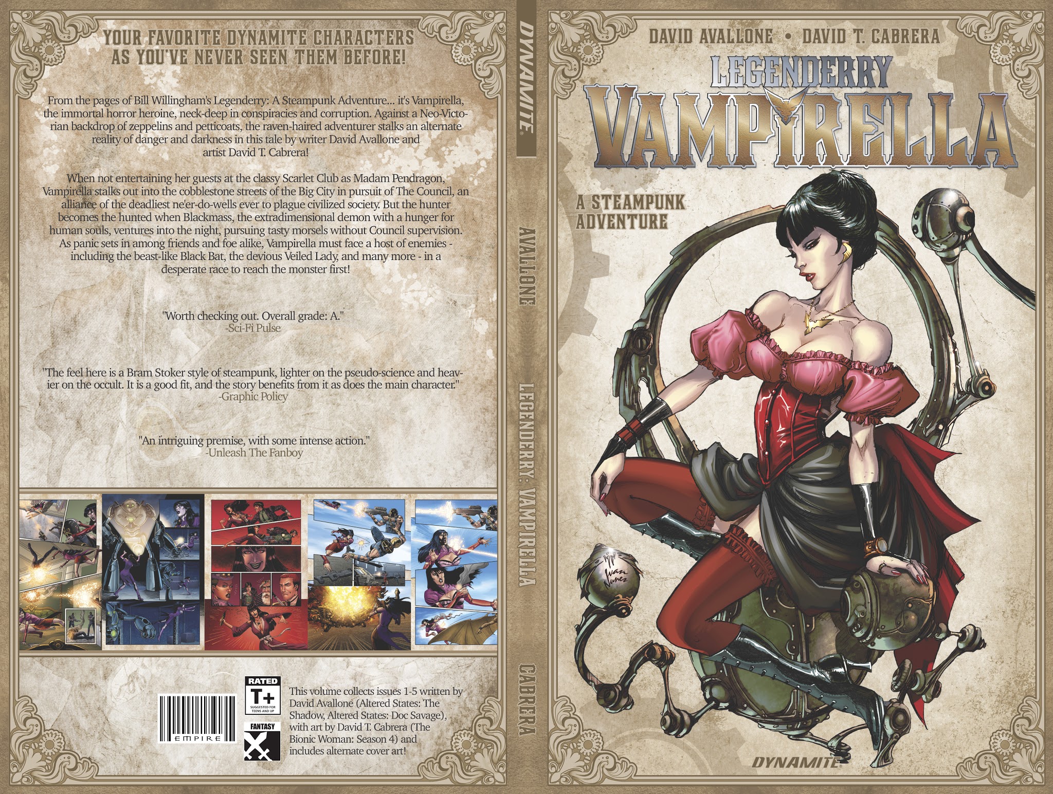 Read online Legenderry: Vampirella comic -  Issue # _TPB - 1