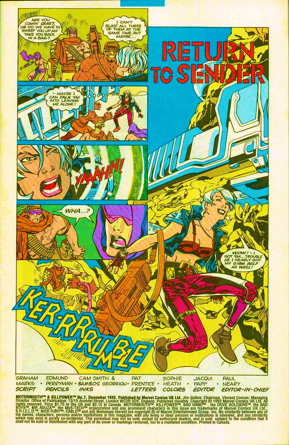 Read online Motormouth & Killpower comic -  Issue #7 - 2