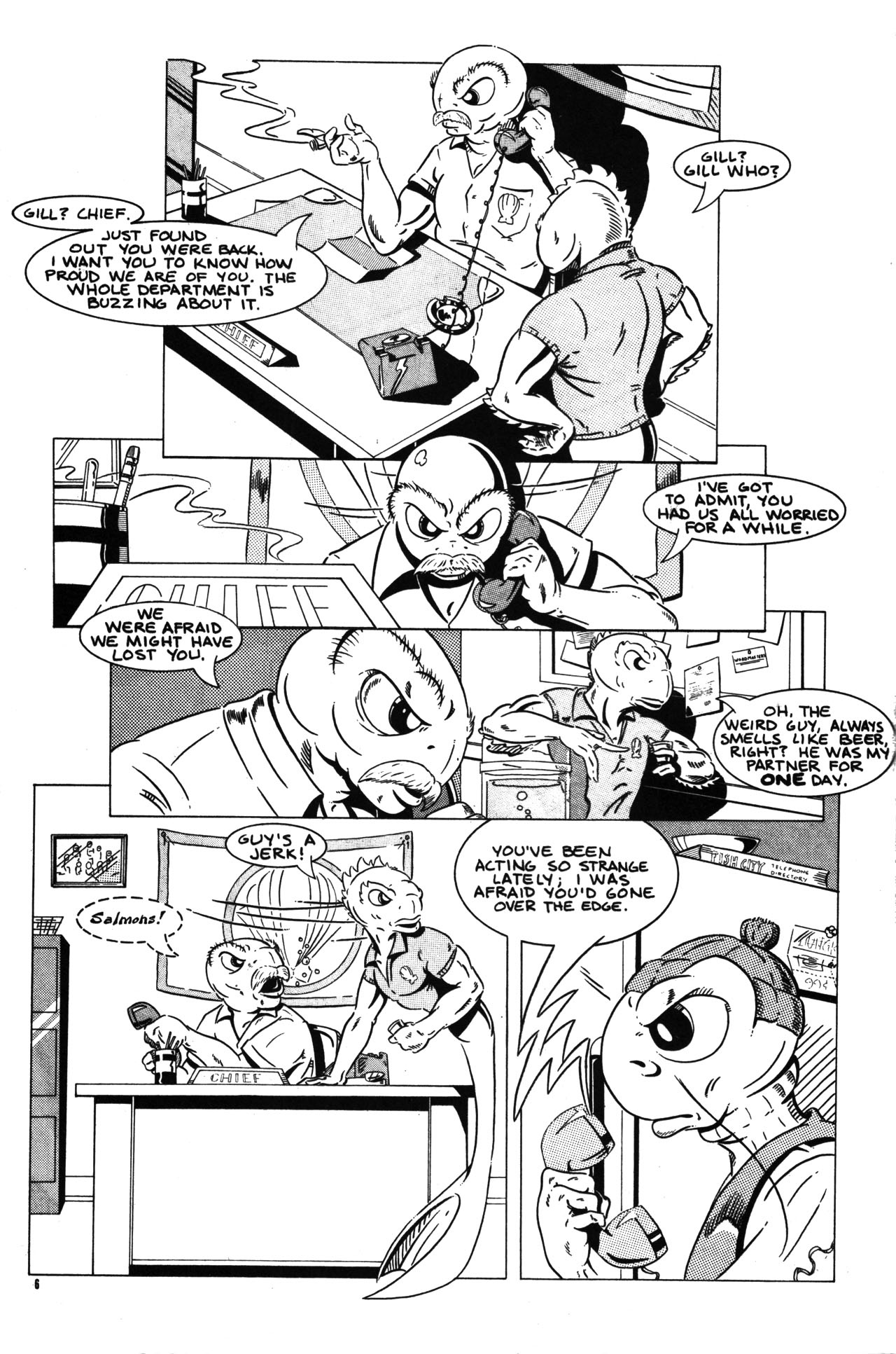 Read online The Fish Police comic -  Issue #5 - 8
