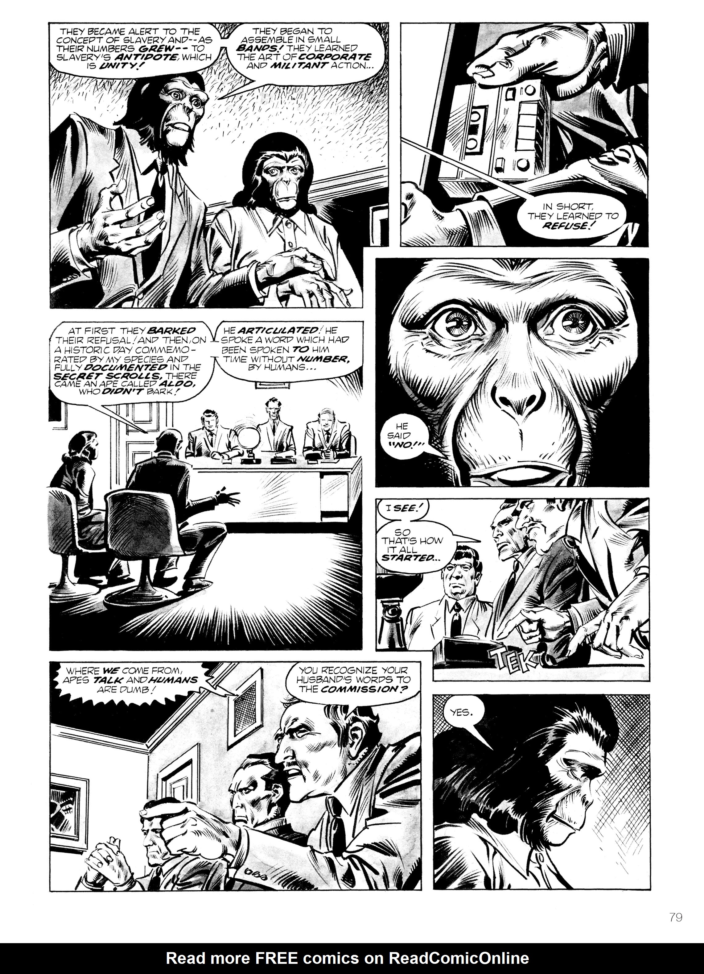 Read online Planet of the Apes: Archive comic -  Issue # TPB 3 (Part 1) - 76