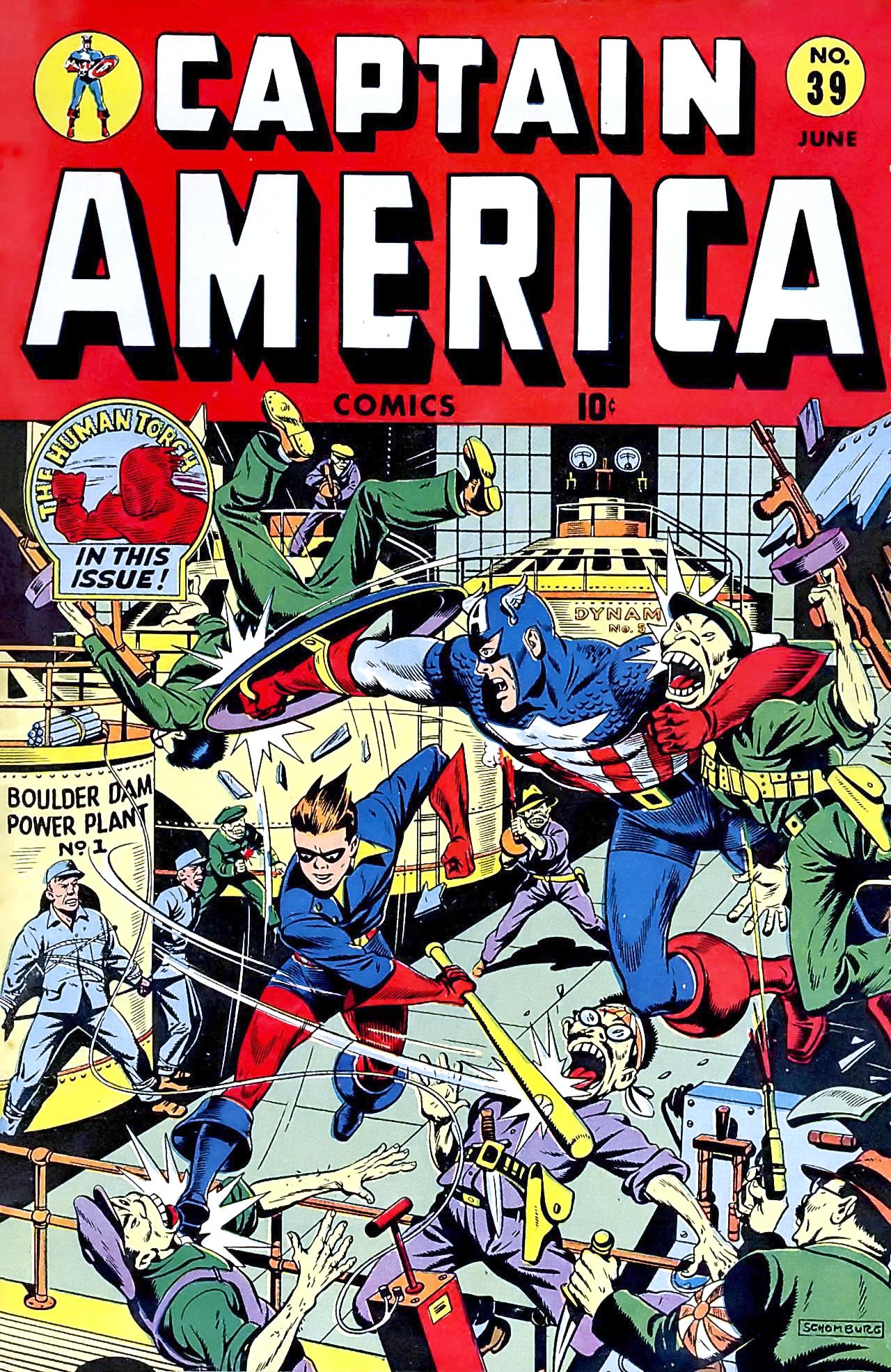 Read online Captain America Comics comic -  Issue #39 - 1