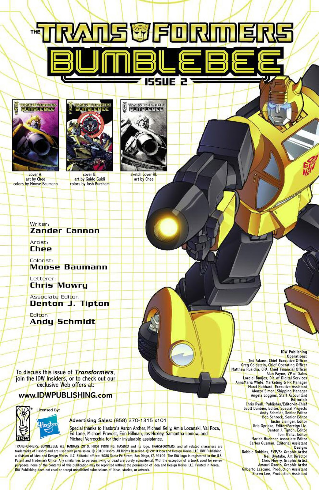 The Transformers: Bumblebee issue 2 - Page 2