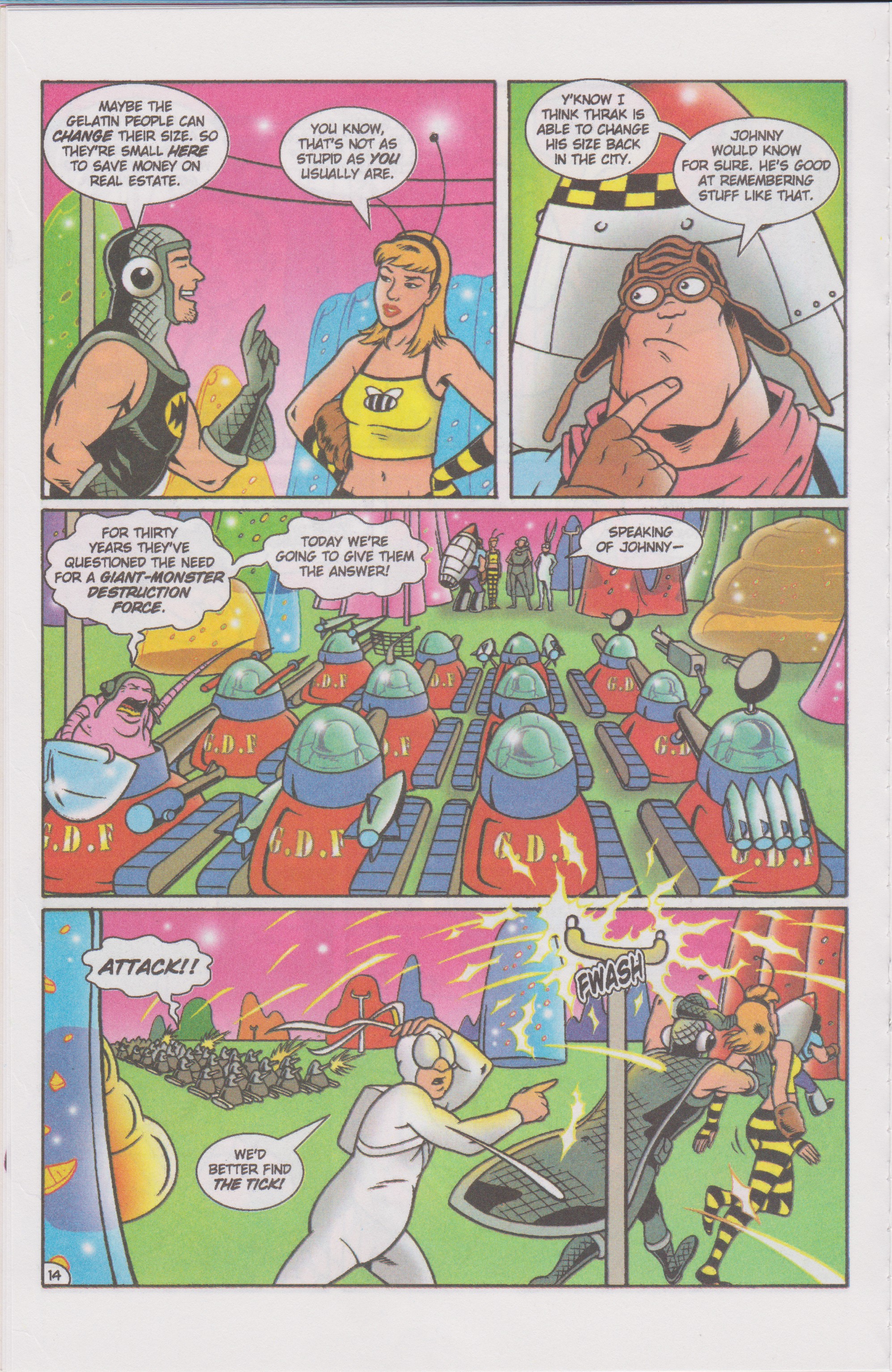 Read online The Tick Color comic -  Issue #1 - 16