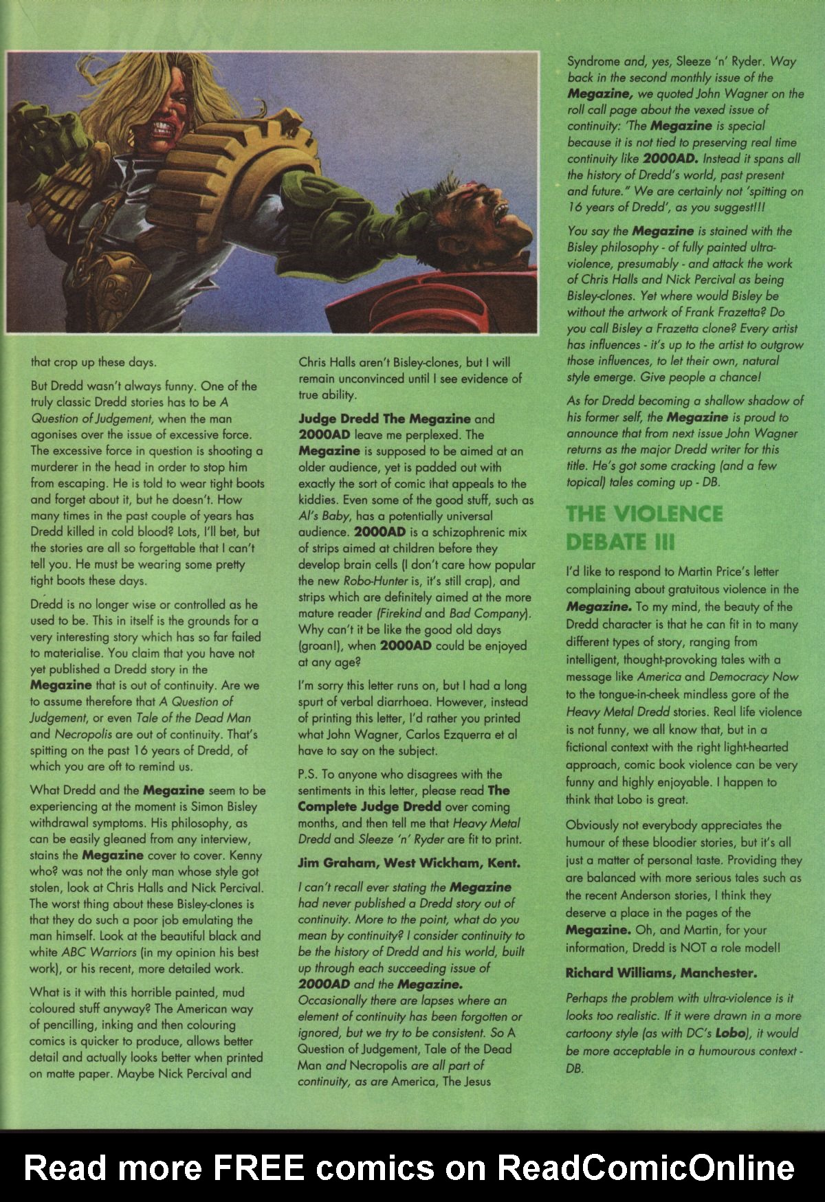 Read online Judge Dredd: The Megazine (vol. 2) comic -  Issue #30 - 23