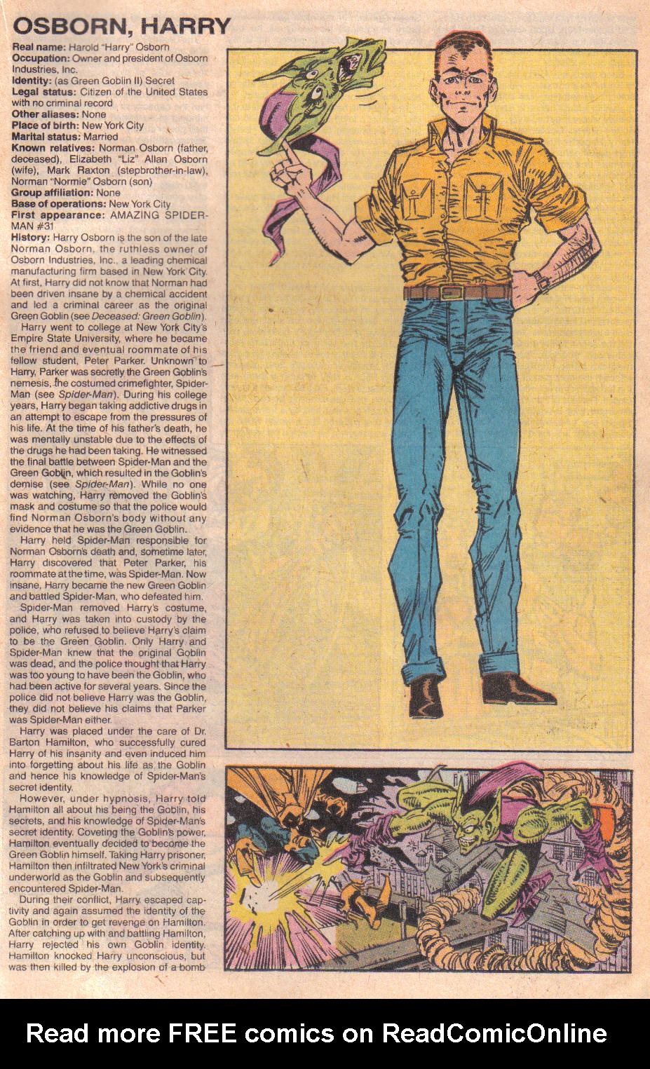 Read online The Official Handbook of the Marvel Universe: Update '89 comic -  Issue #5 - 36