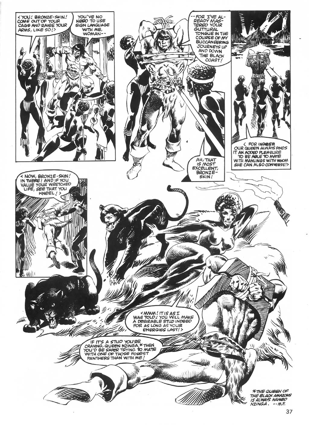 Read online The Savage Sword Of Conan comic -  Issue #97 - 37