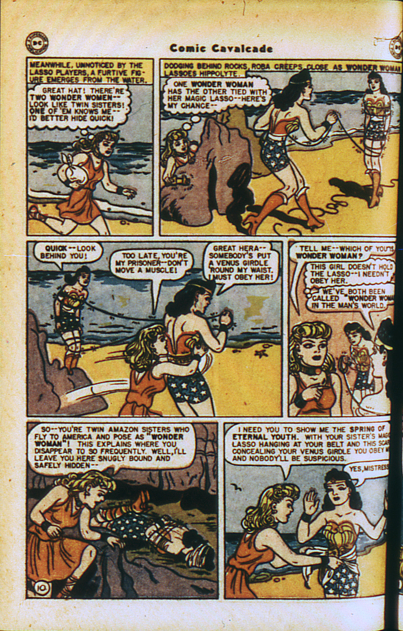 Read online Comic Cavalcade comic -  Issue #19 - 13